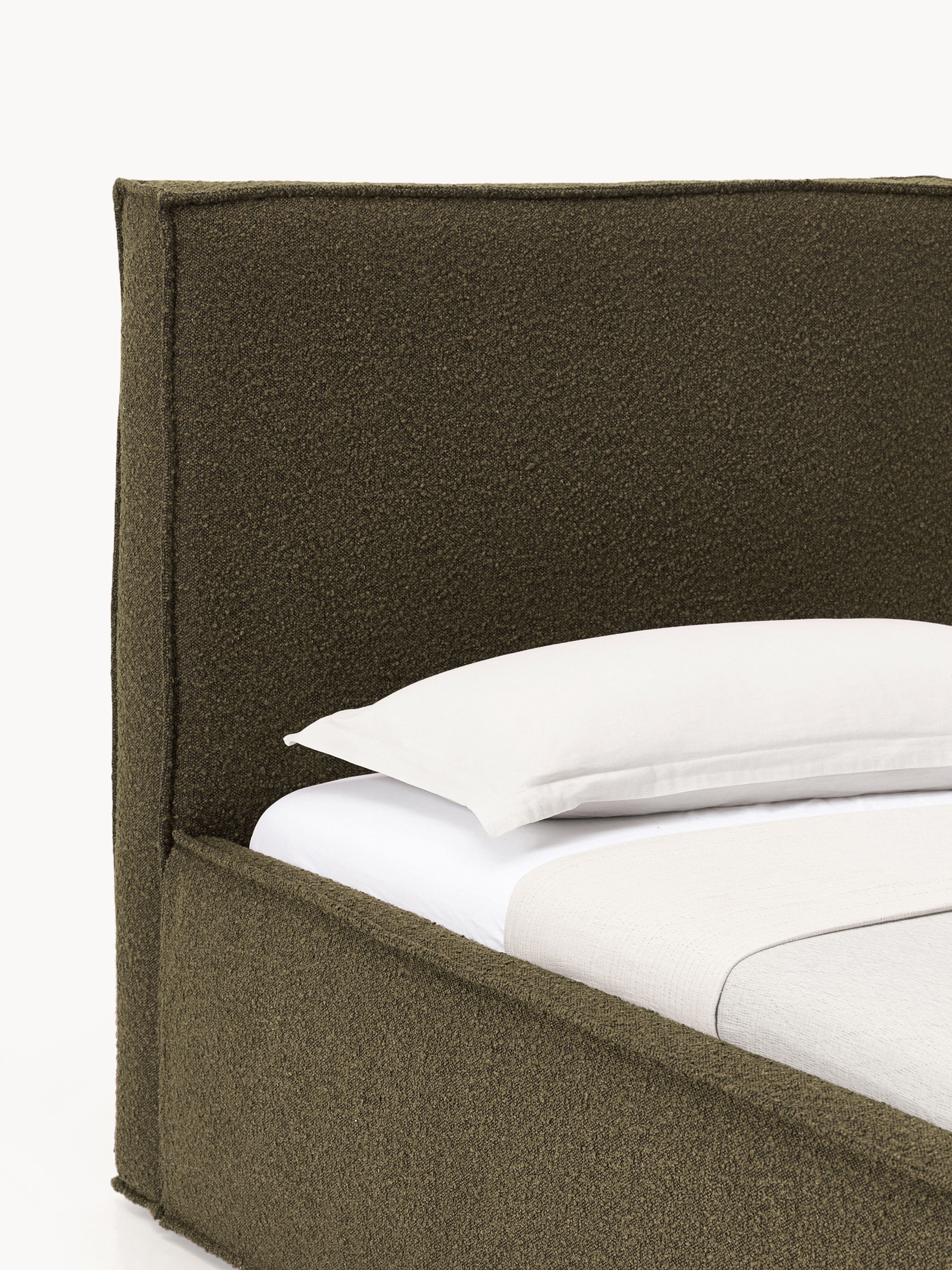 Dream Upholstered Bouclé Bed