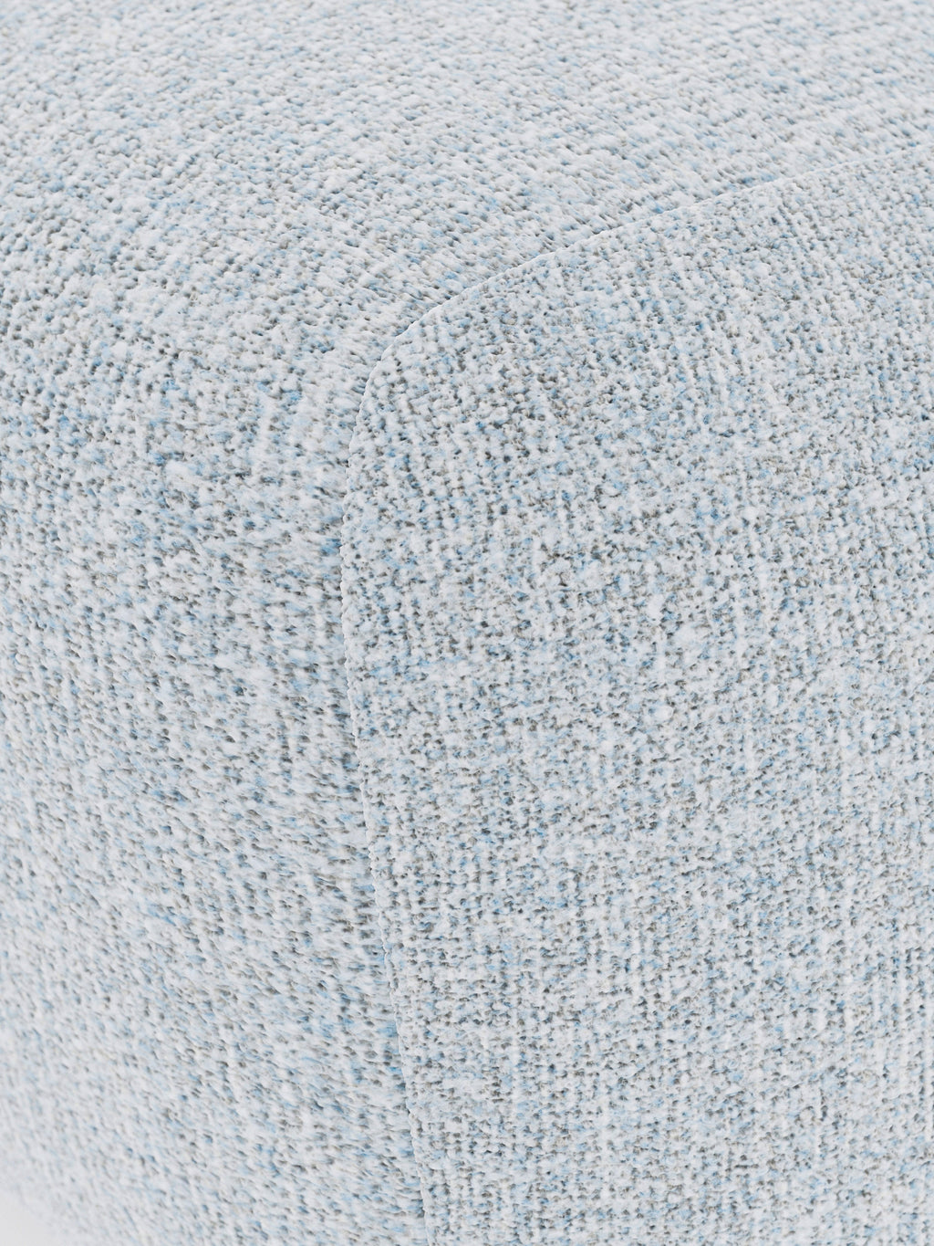 Wolke Oval Bouclé Ottoman