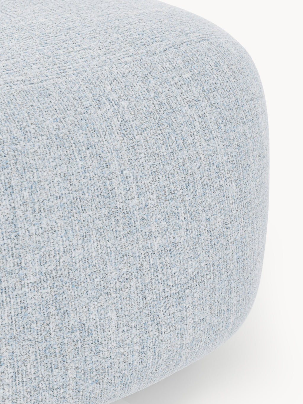 Wolke Oval Bouclé Ottoman