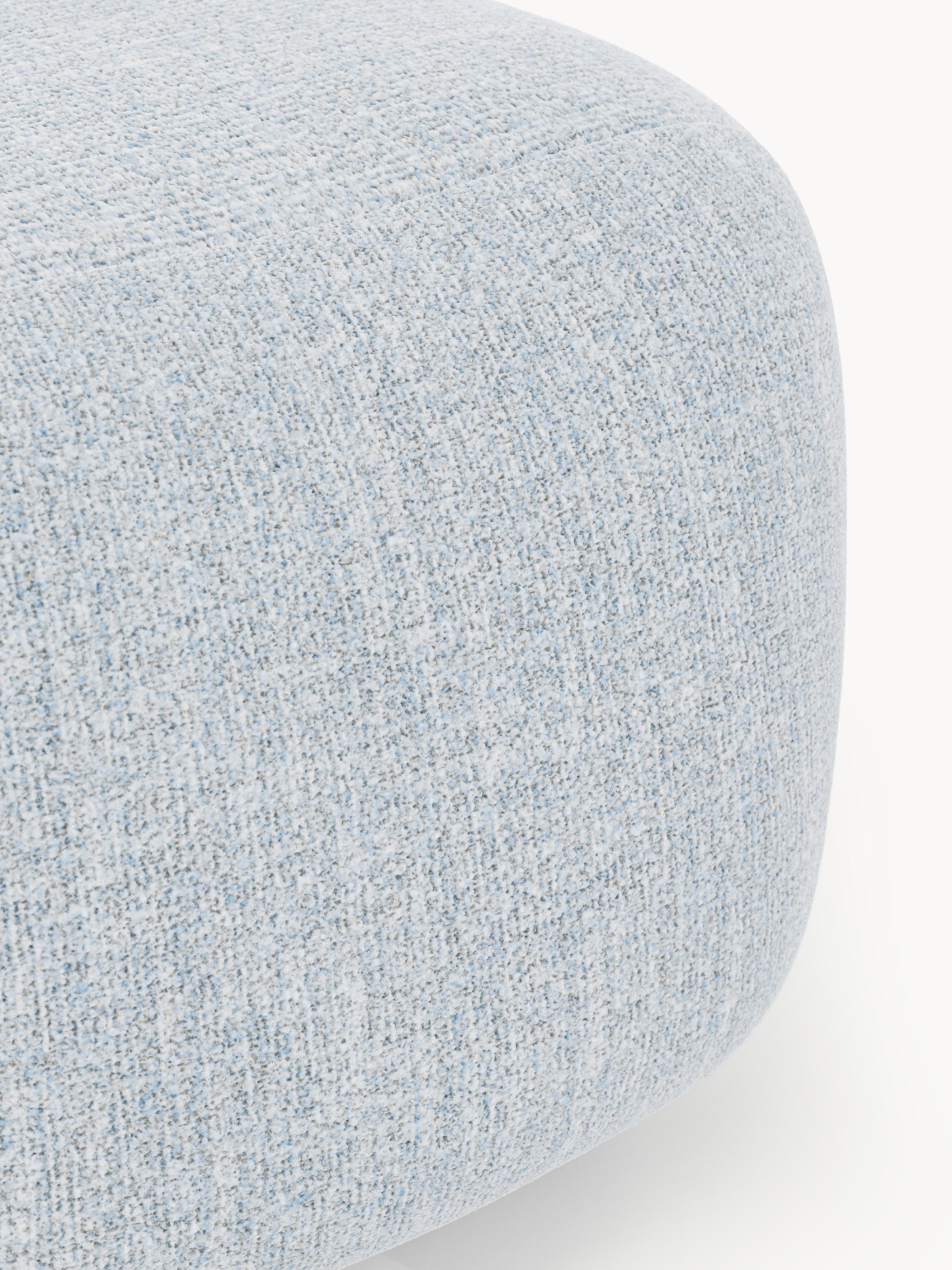 Wolke Oval Bouclé Ottoman
