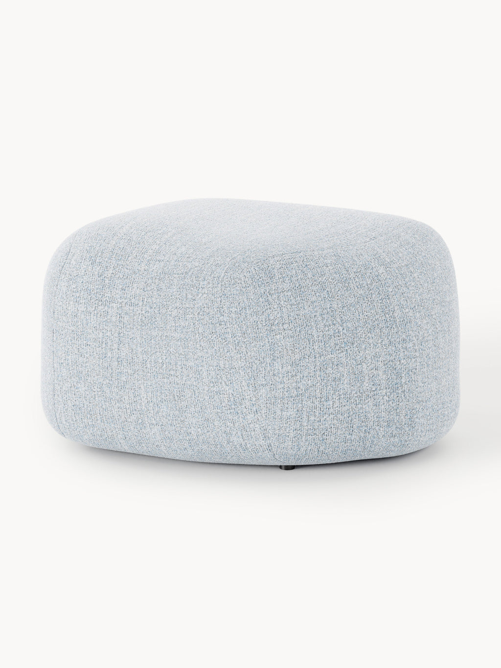 Wolke Oval Bouclé Ottoman