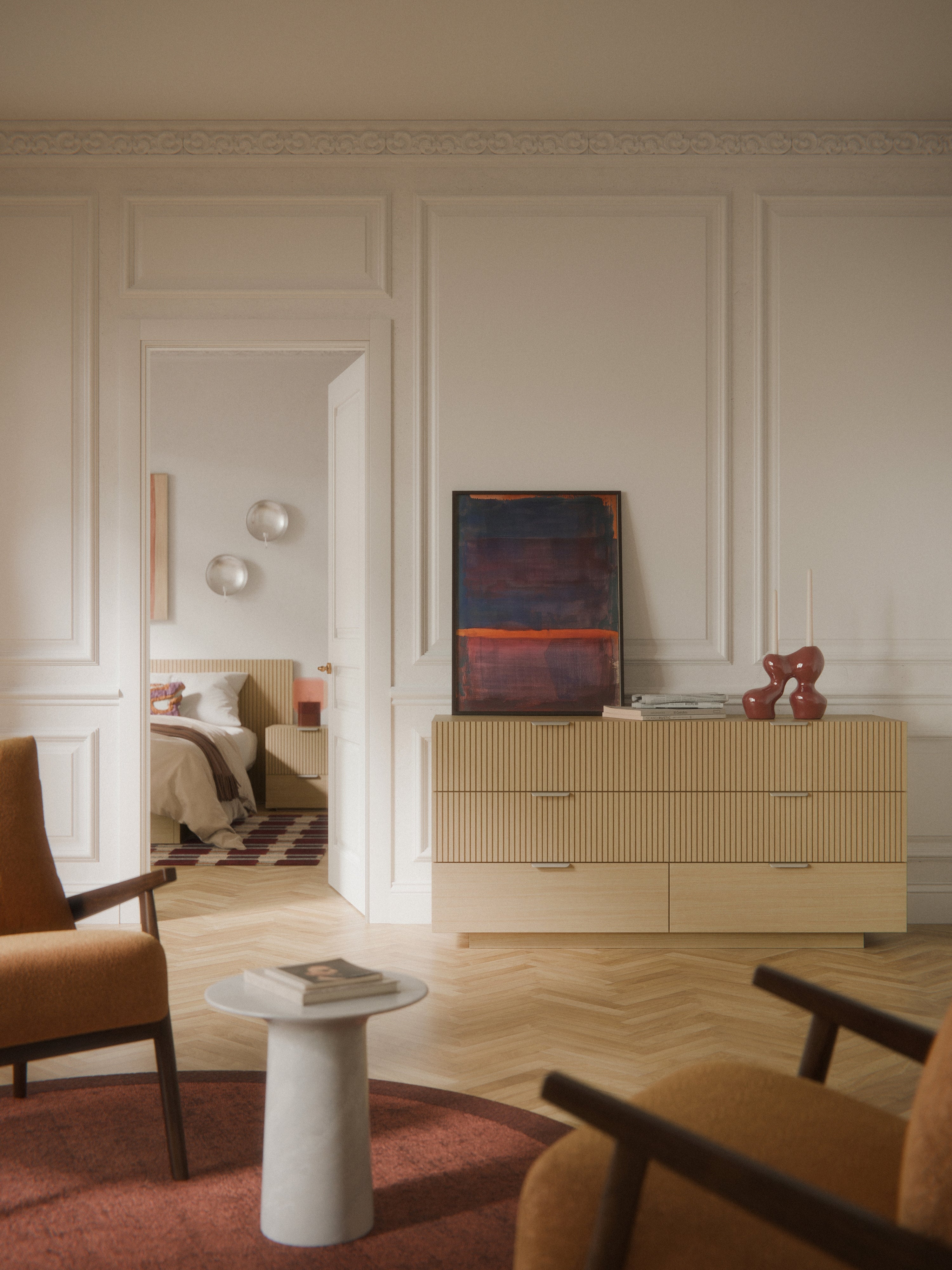 Sato Wooden Dresser