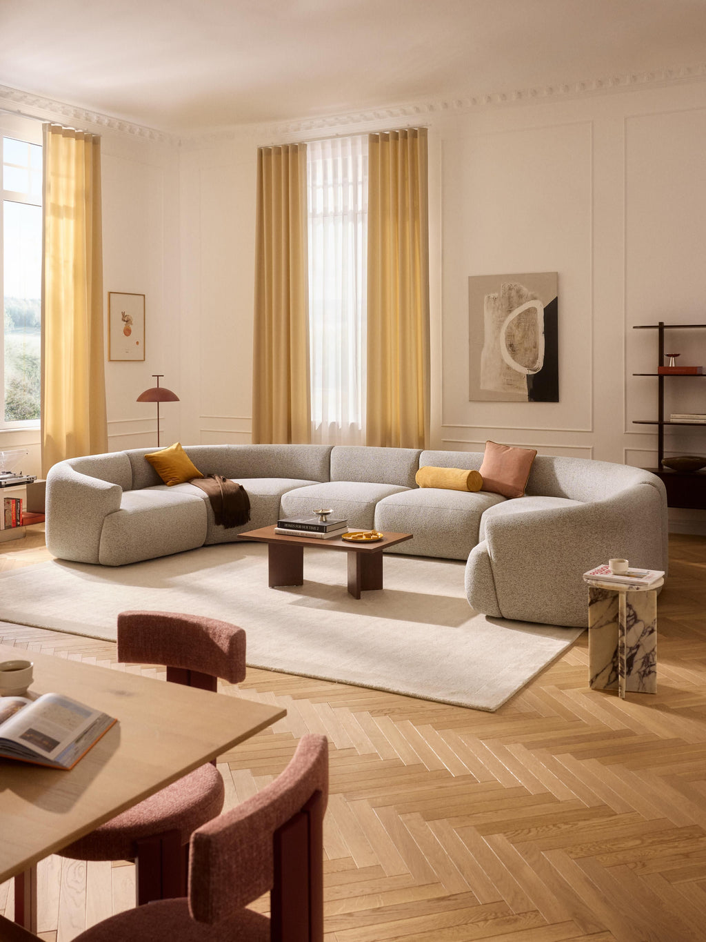 Sofia XL Modular Bouclé Sofa