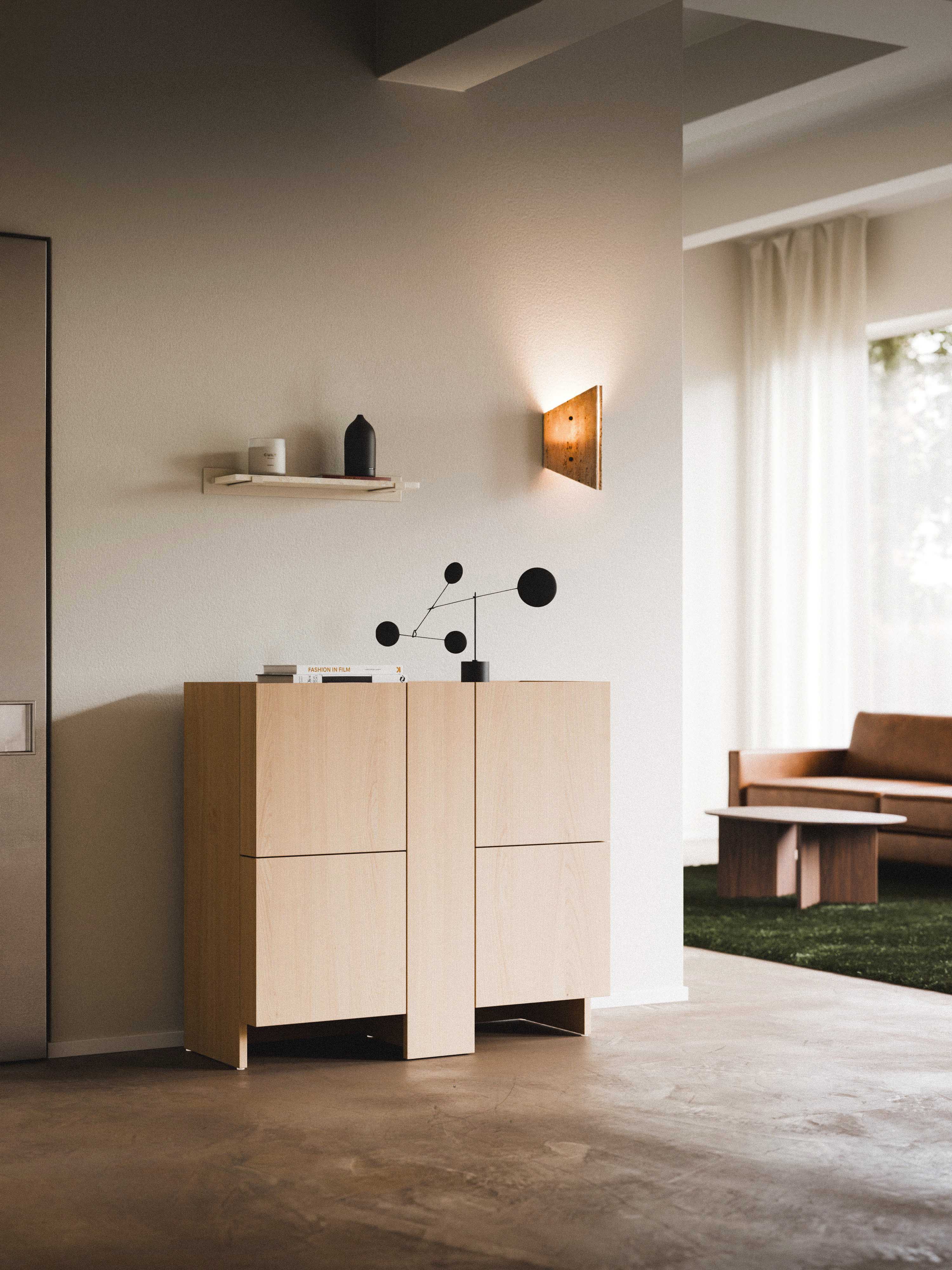 Arden Wooden Highboard