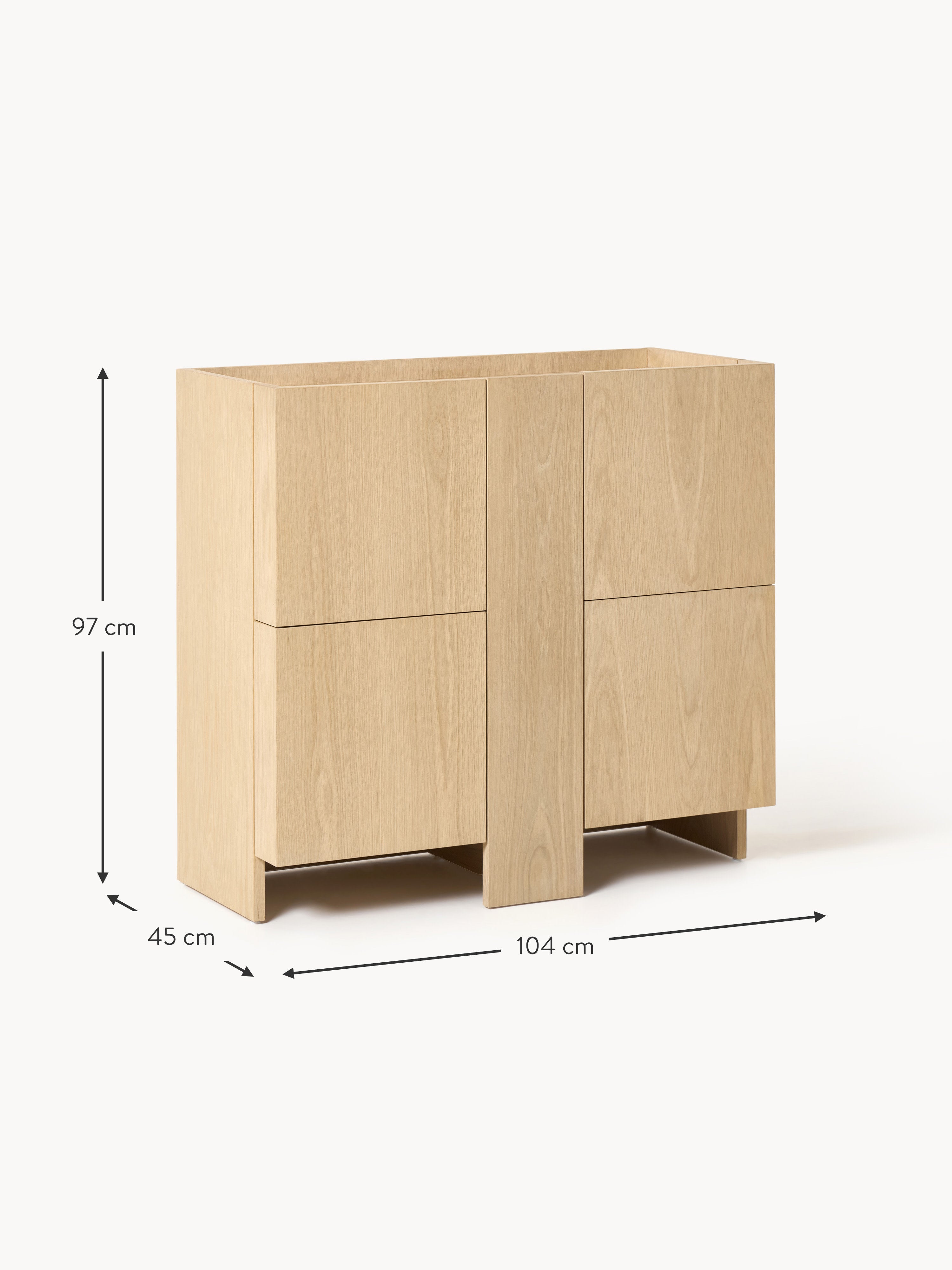 Arden Wooden Highboard