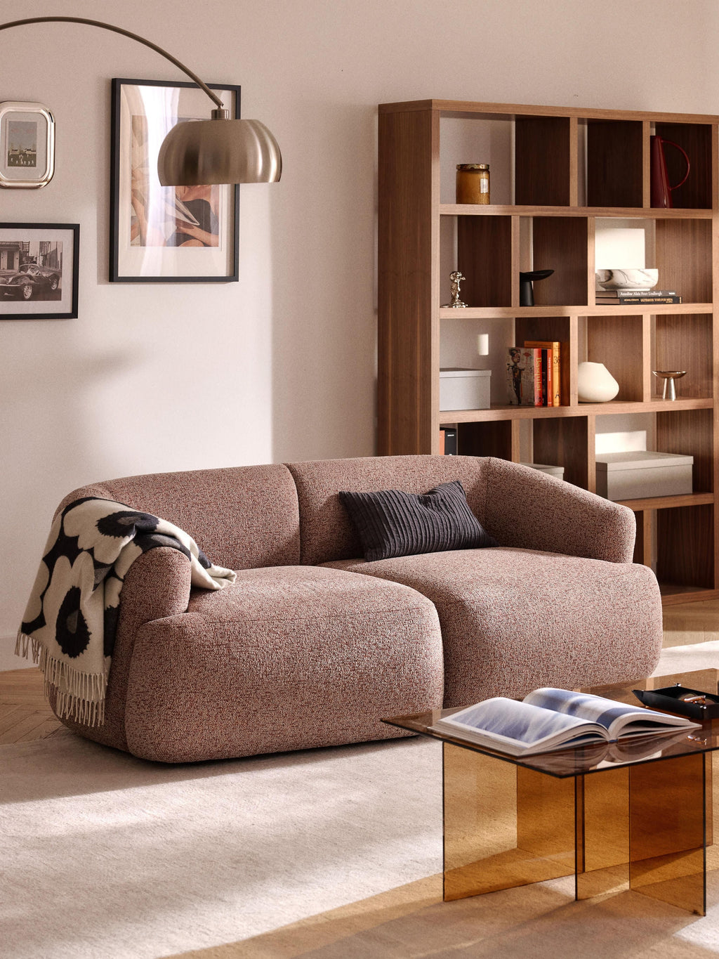 Sofia Modular Bouclé Sofa (2-seater)