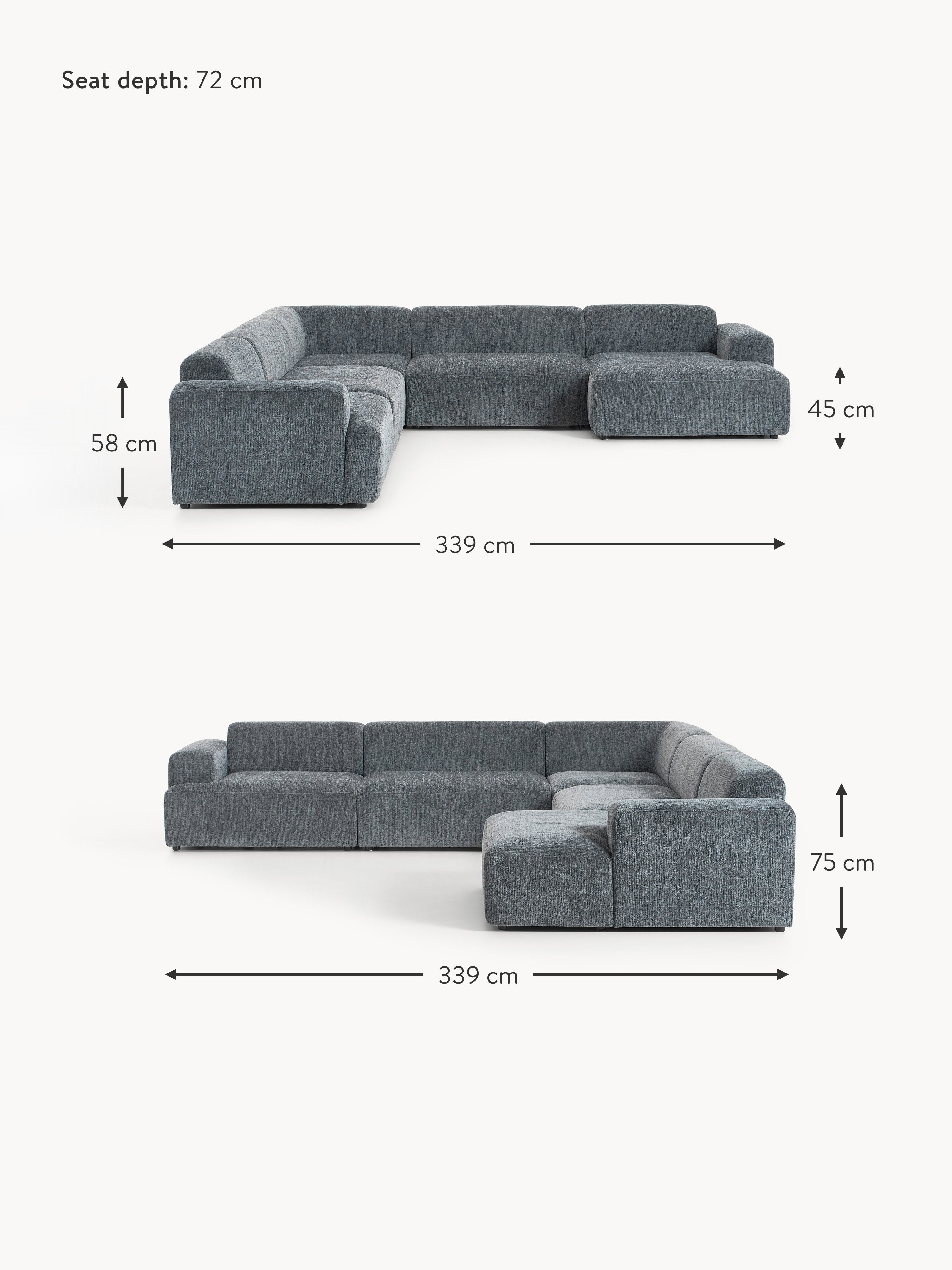 Melva XL Corner Sofa