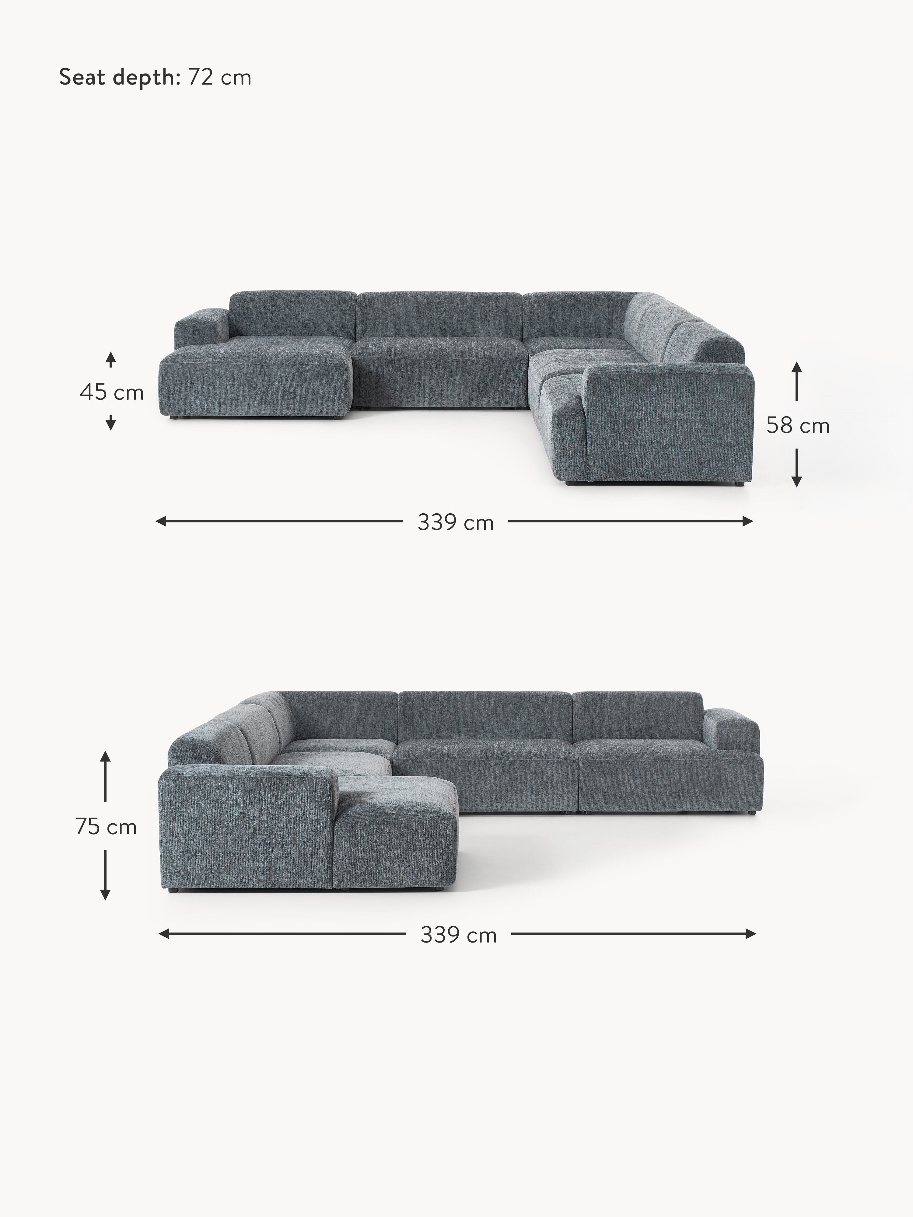 Melva XL Corner Sofa