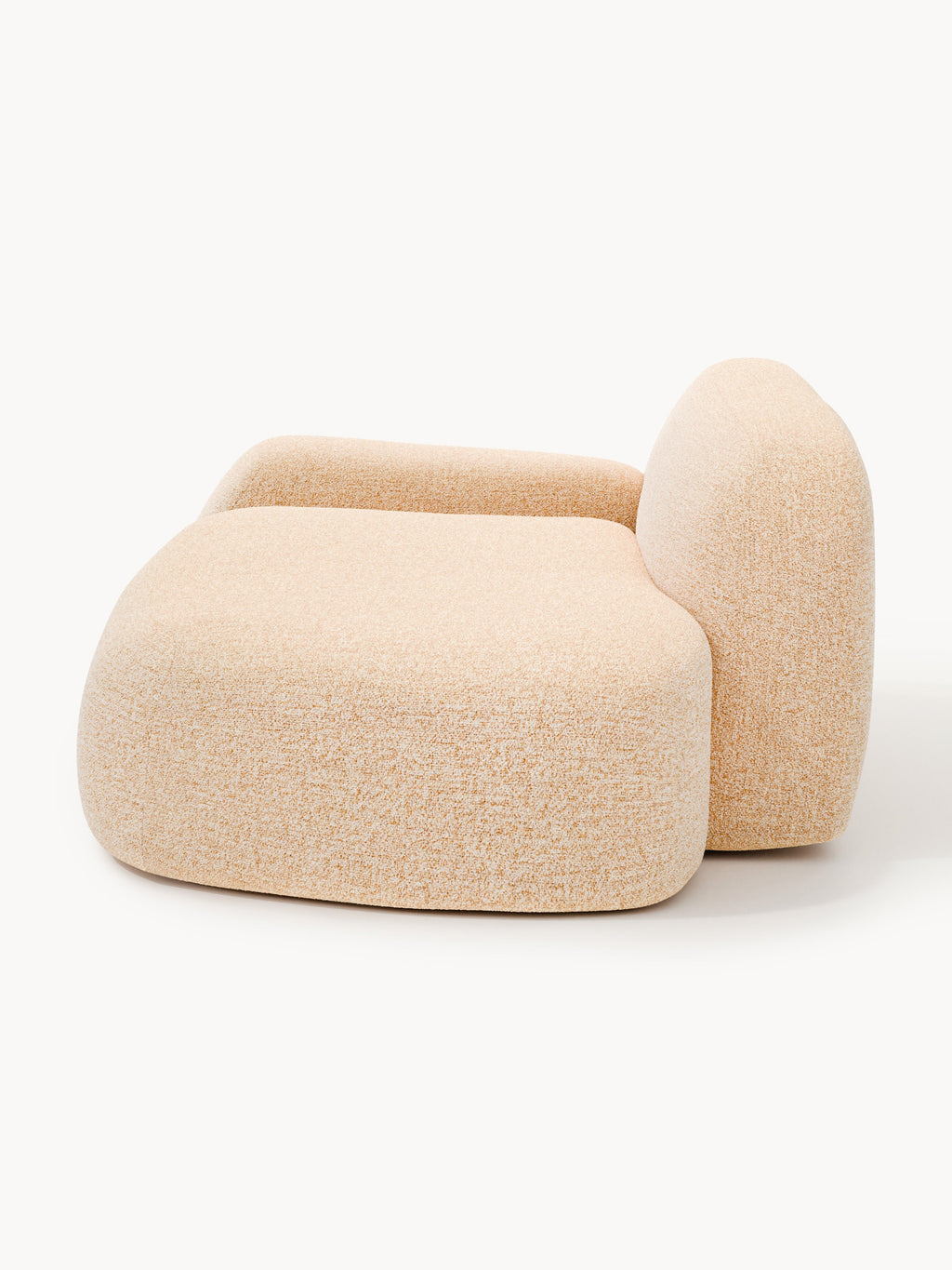 Wolke Bouclé Sofa (2-seater) with Chaise End