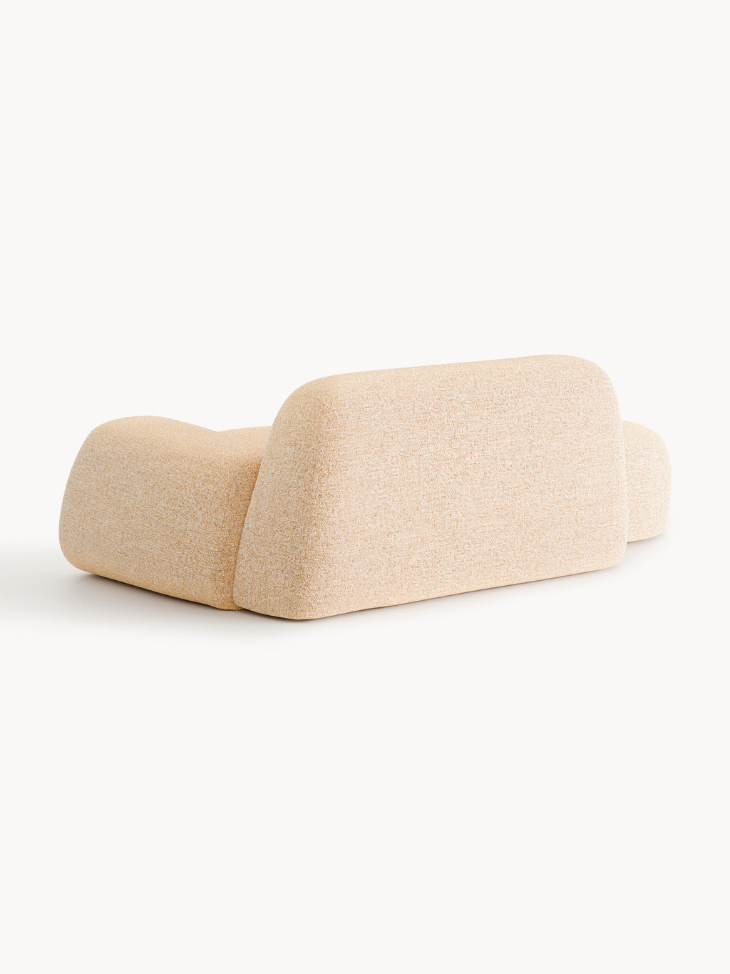 Wolke Bouclé Sofa (2-seater) with Chaise End