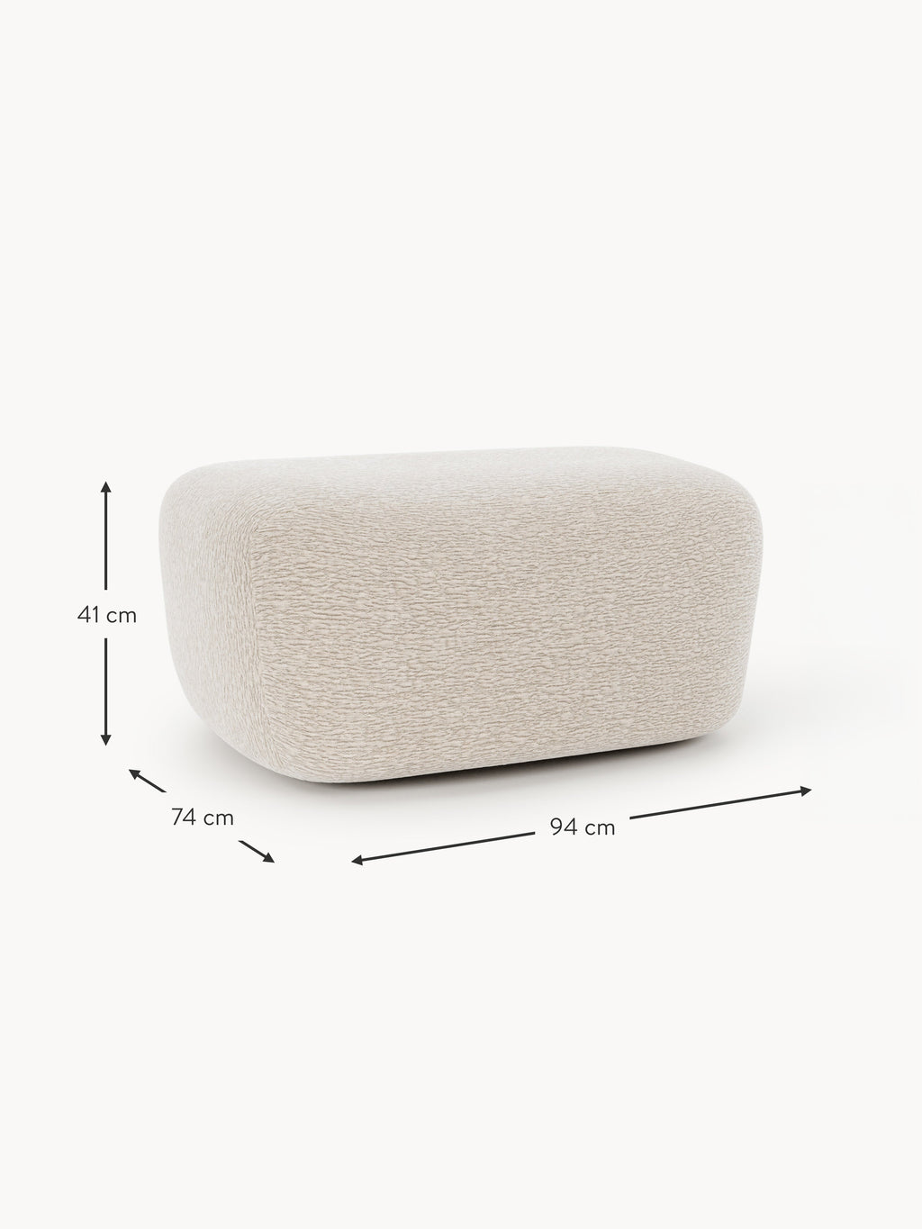 Wolke Large Ottoman