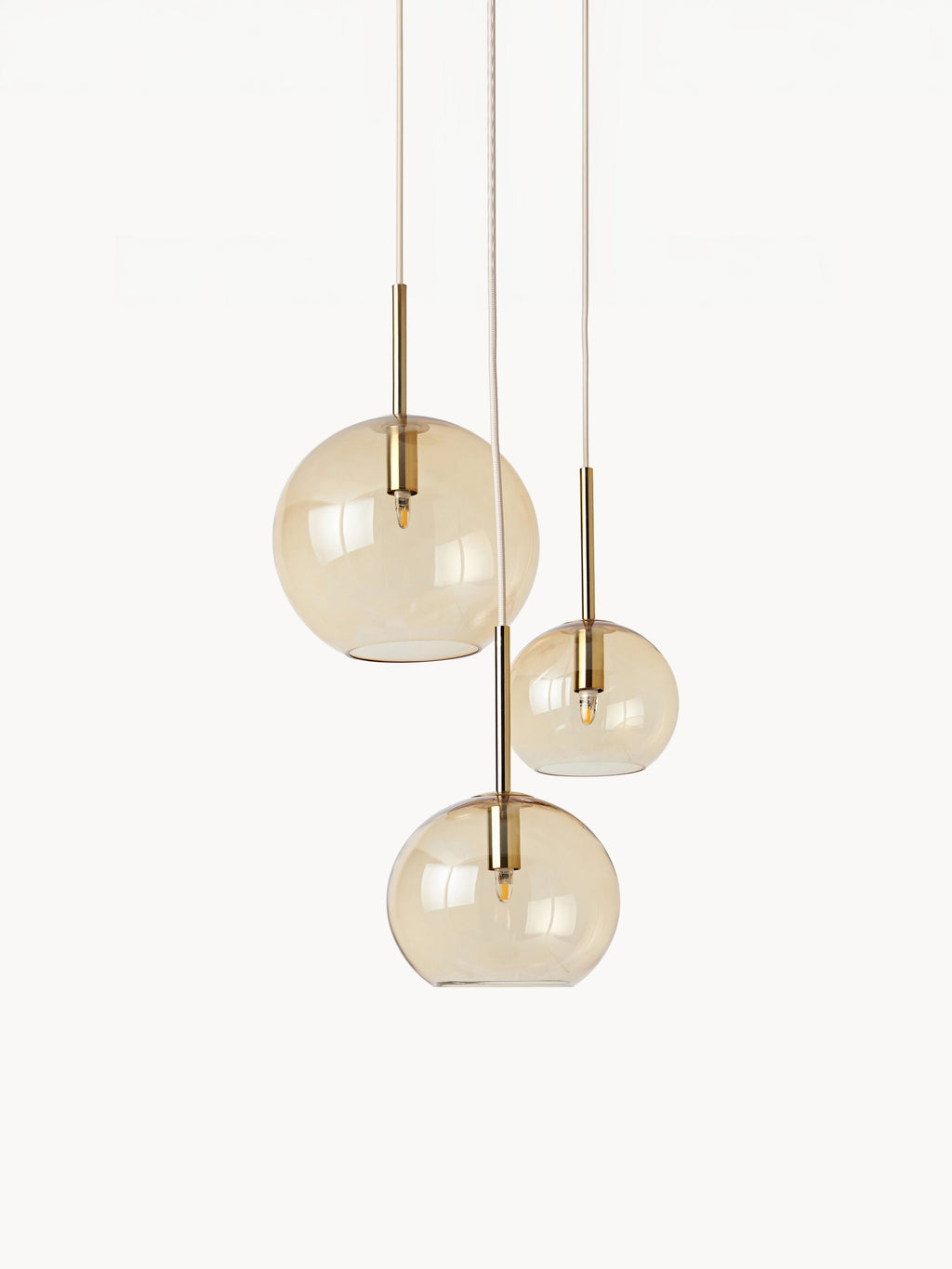 Gallery image 1 - Glass Ball Cluster Pendant Light Raquel