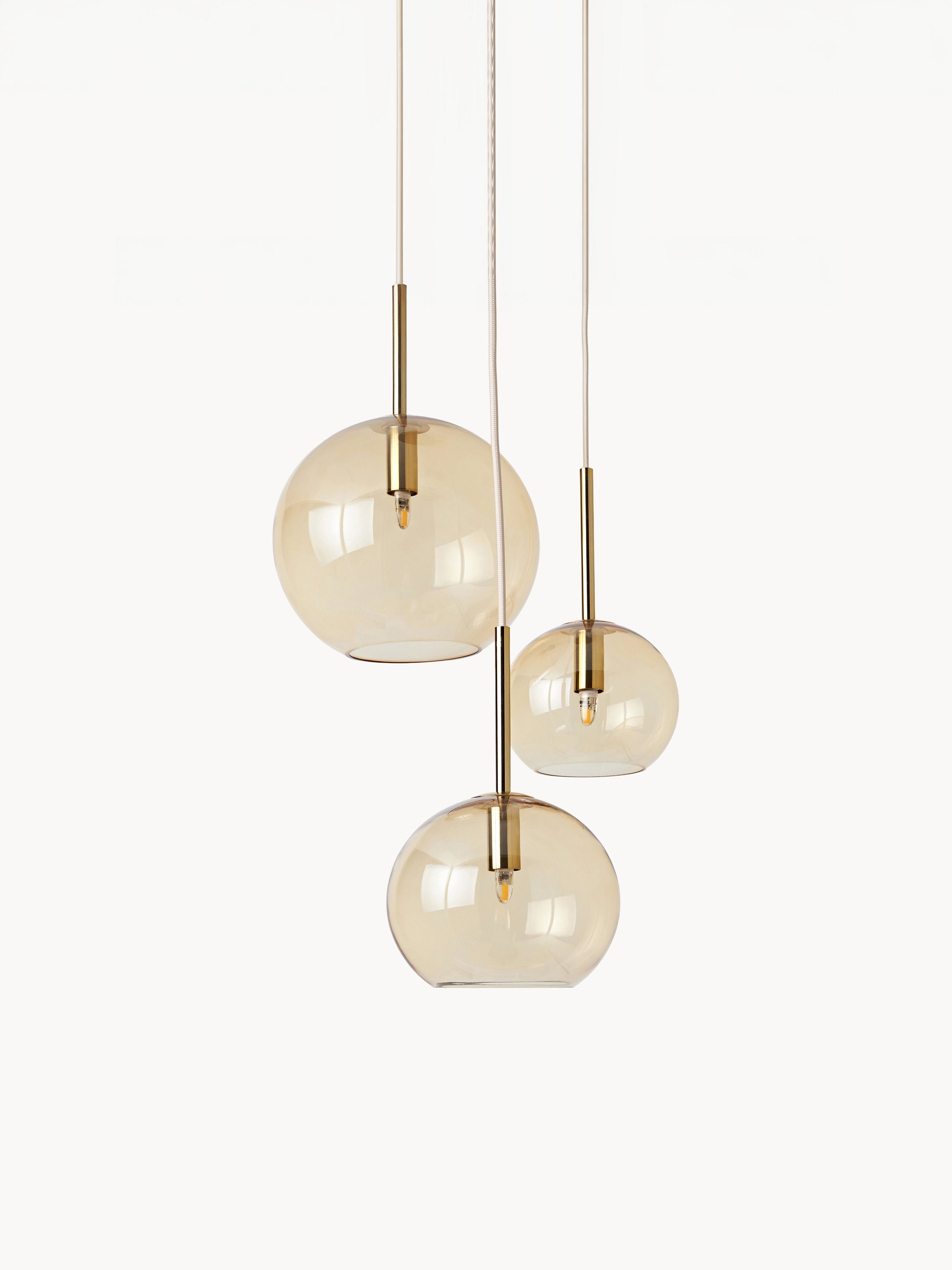 Gallery image 1 - Glass Ball Cluster Pendant Light Raquel