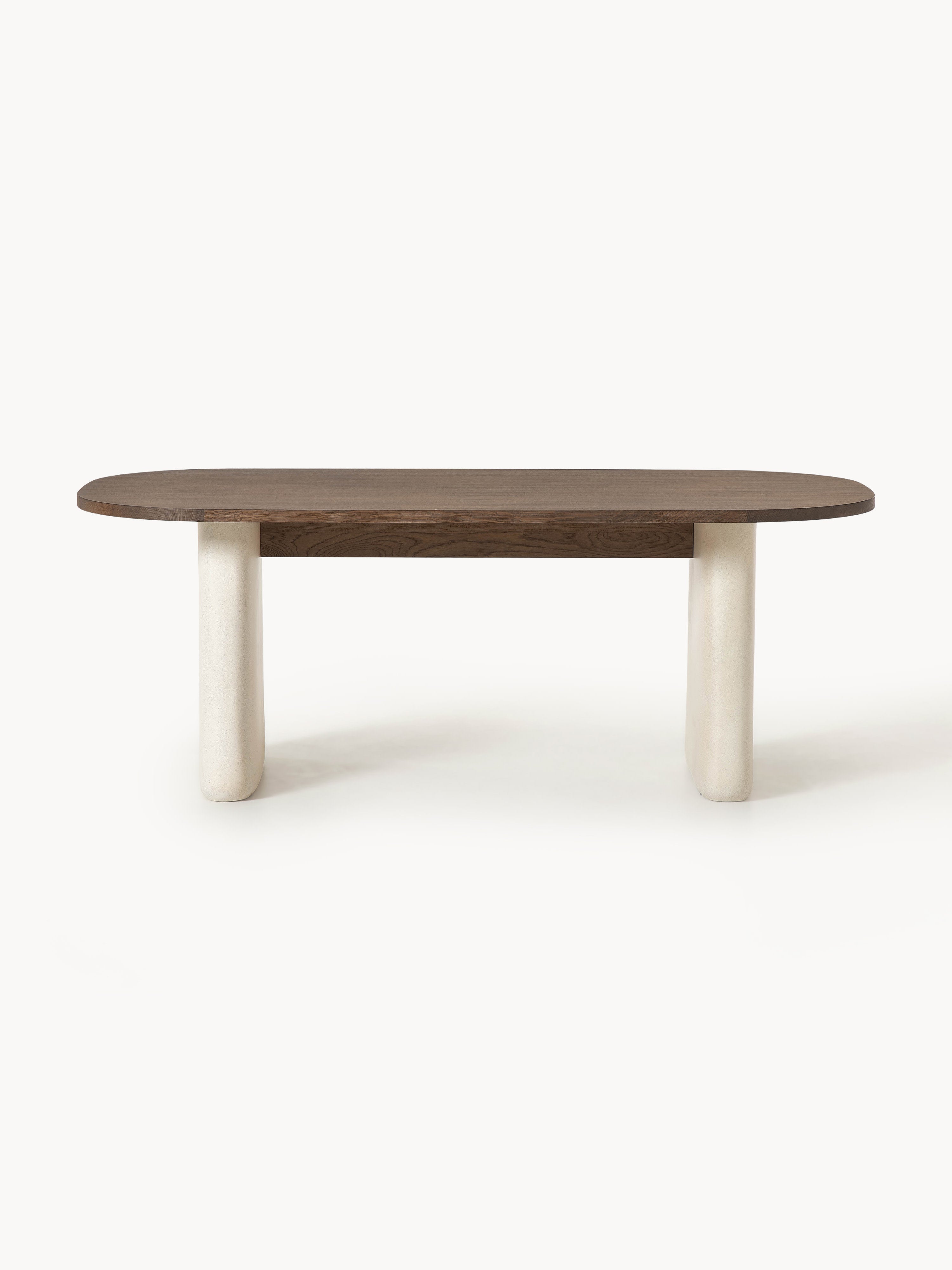 Dune Oval Oak Wood Dining Table, in various sizes