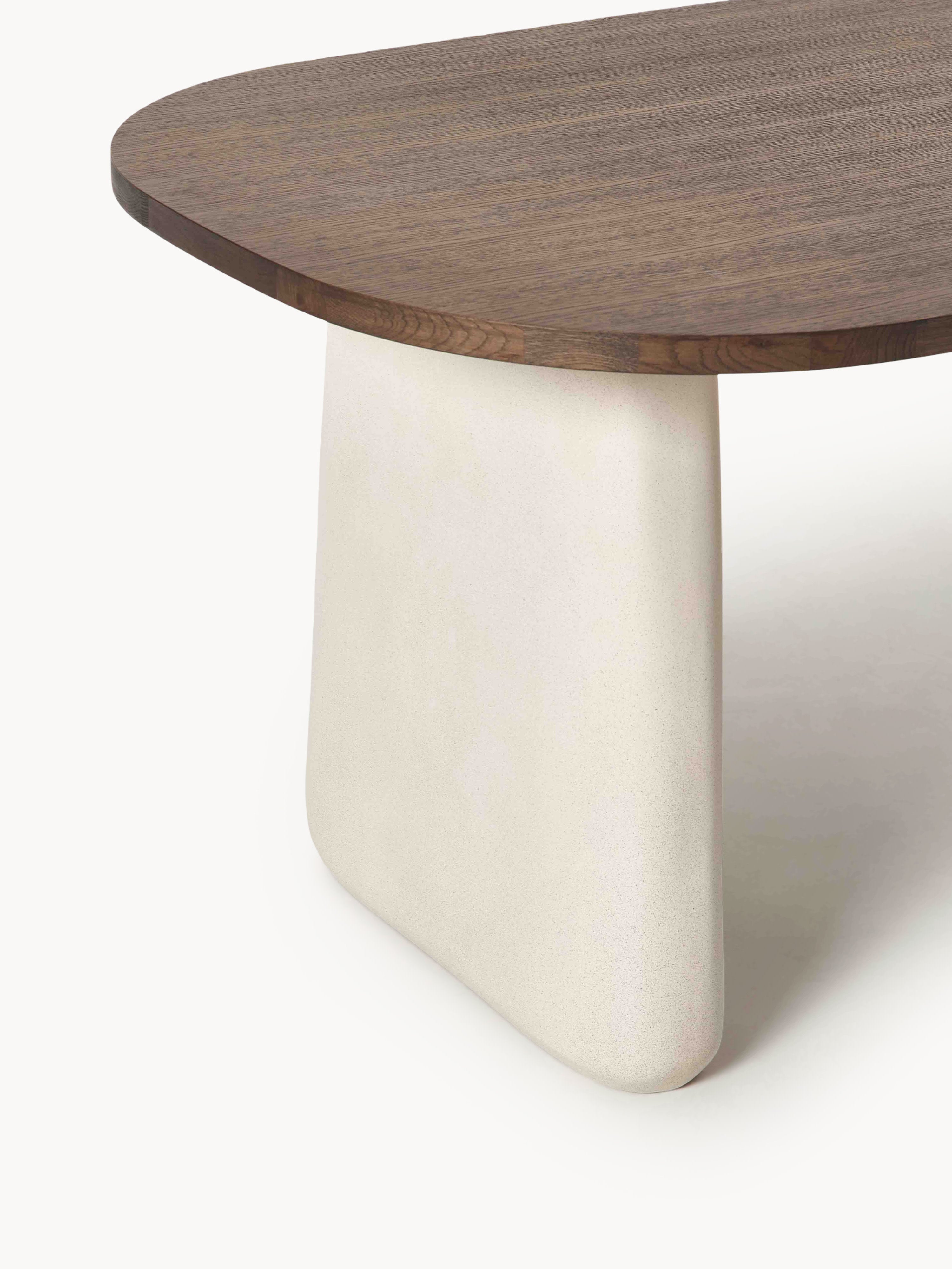 Dune Oval Oak Wood Dining Table, in various sizes