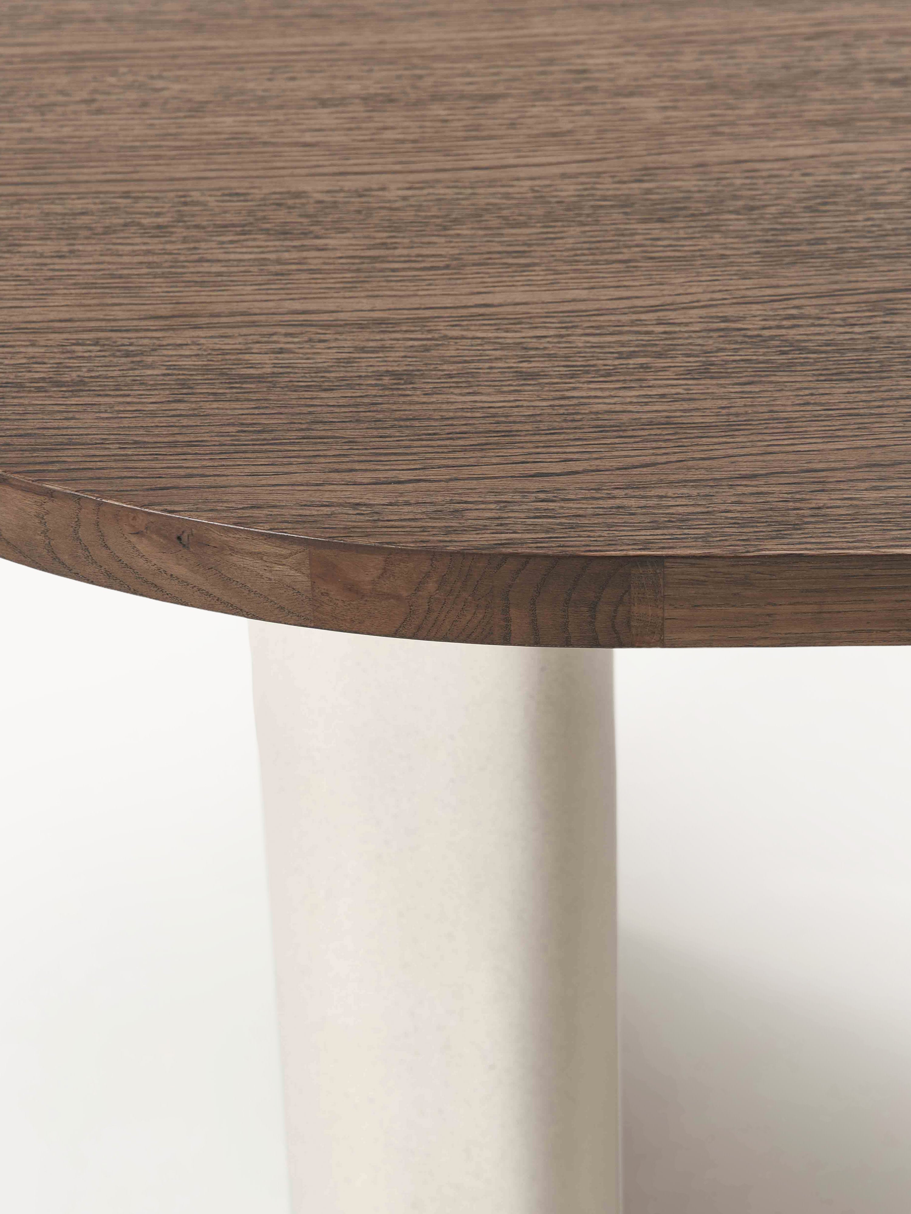 Dune Oval Oak Wood Dining Table, in various sizes