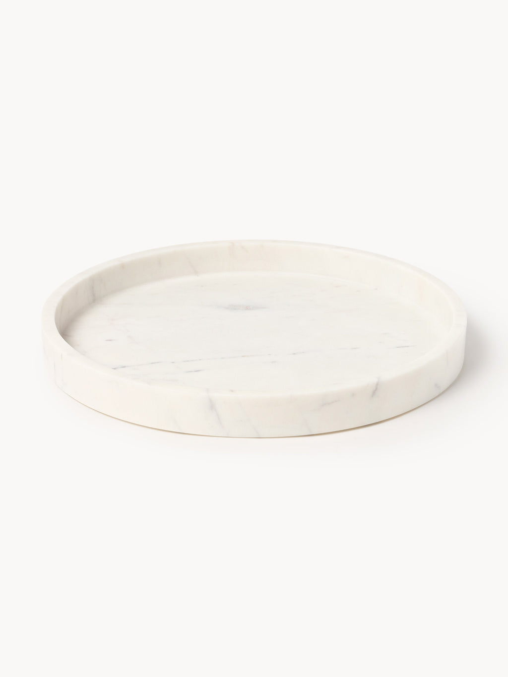 Santorini Handmade Oval Decorative Marble Bowl, W 35 cm