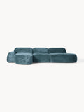 Gallery image 1 - Modular Teddy Bouclé Corner Sofa Wolke (4-seater) with Chaise End