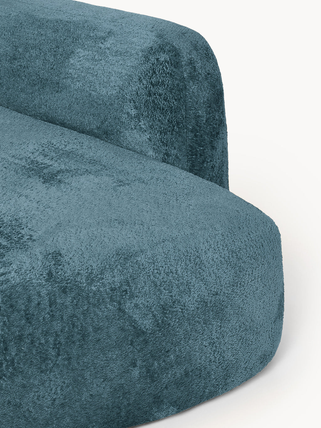 Wolke Modular Teddy Bouclé Corner Sofa (4-seater) with Chaise End