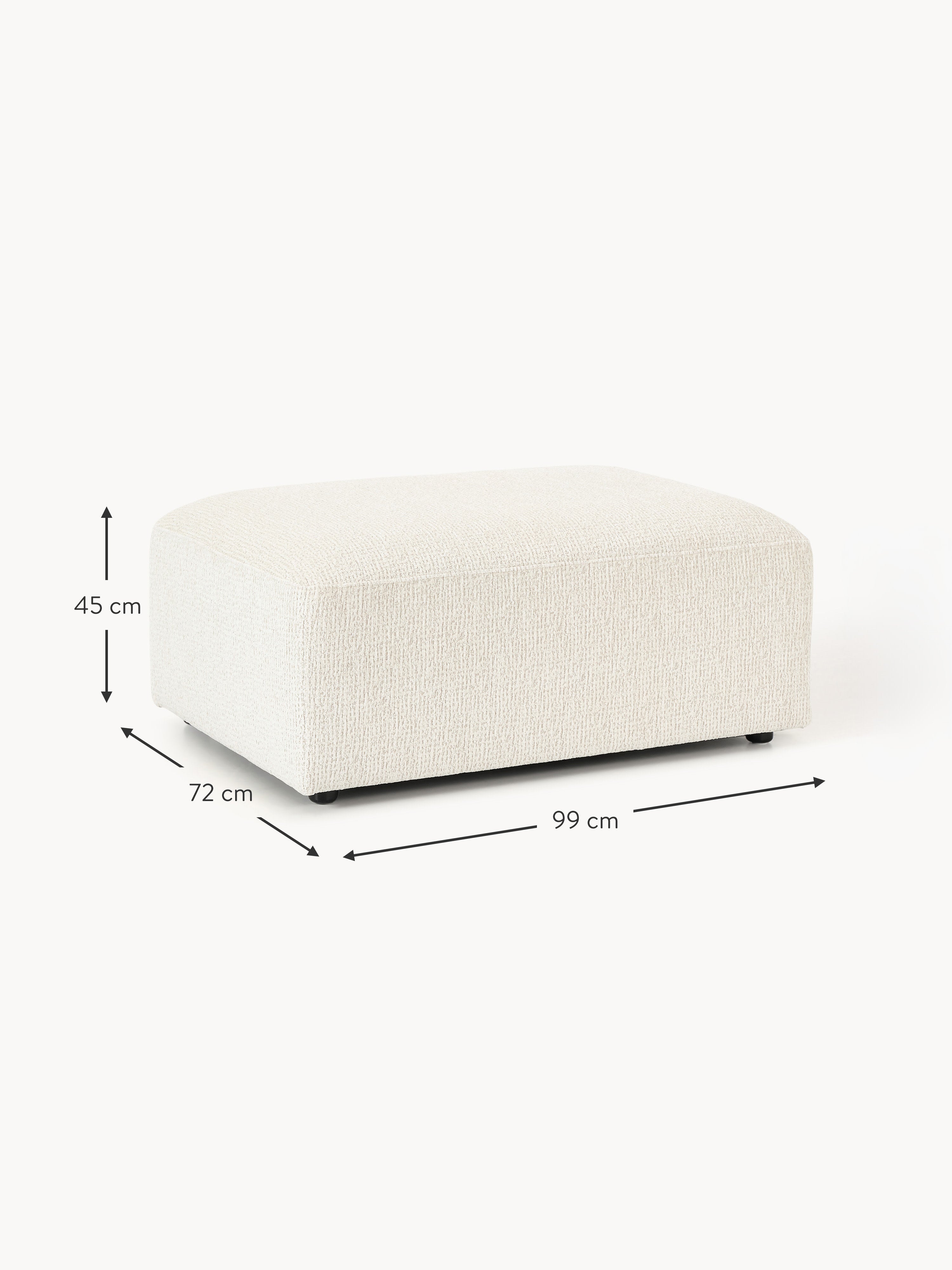 Melva Ottoman, W 99 x D 72 cm