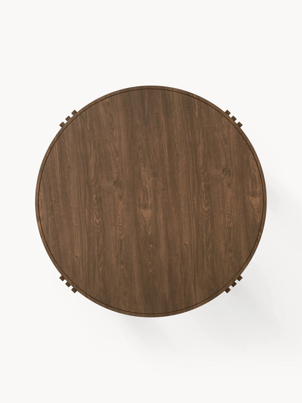 Nolan Round Oak Wood Dining Table, in various sizes