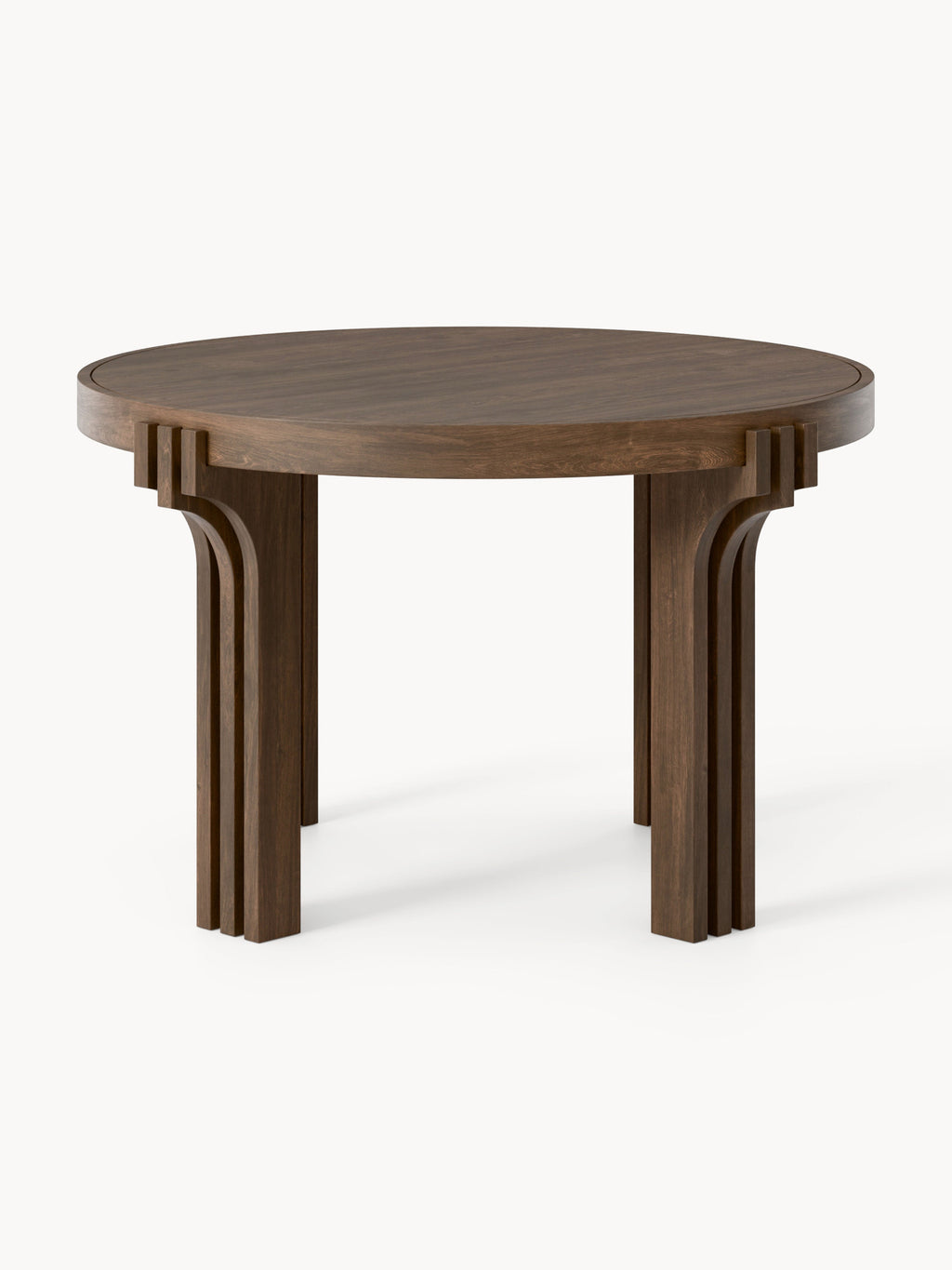 Nolan Round Oak Wood Dining Table, in various sizes