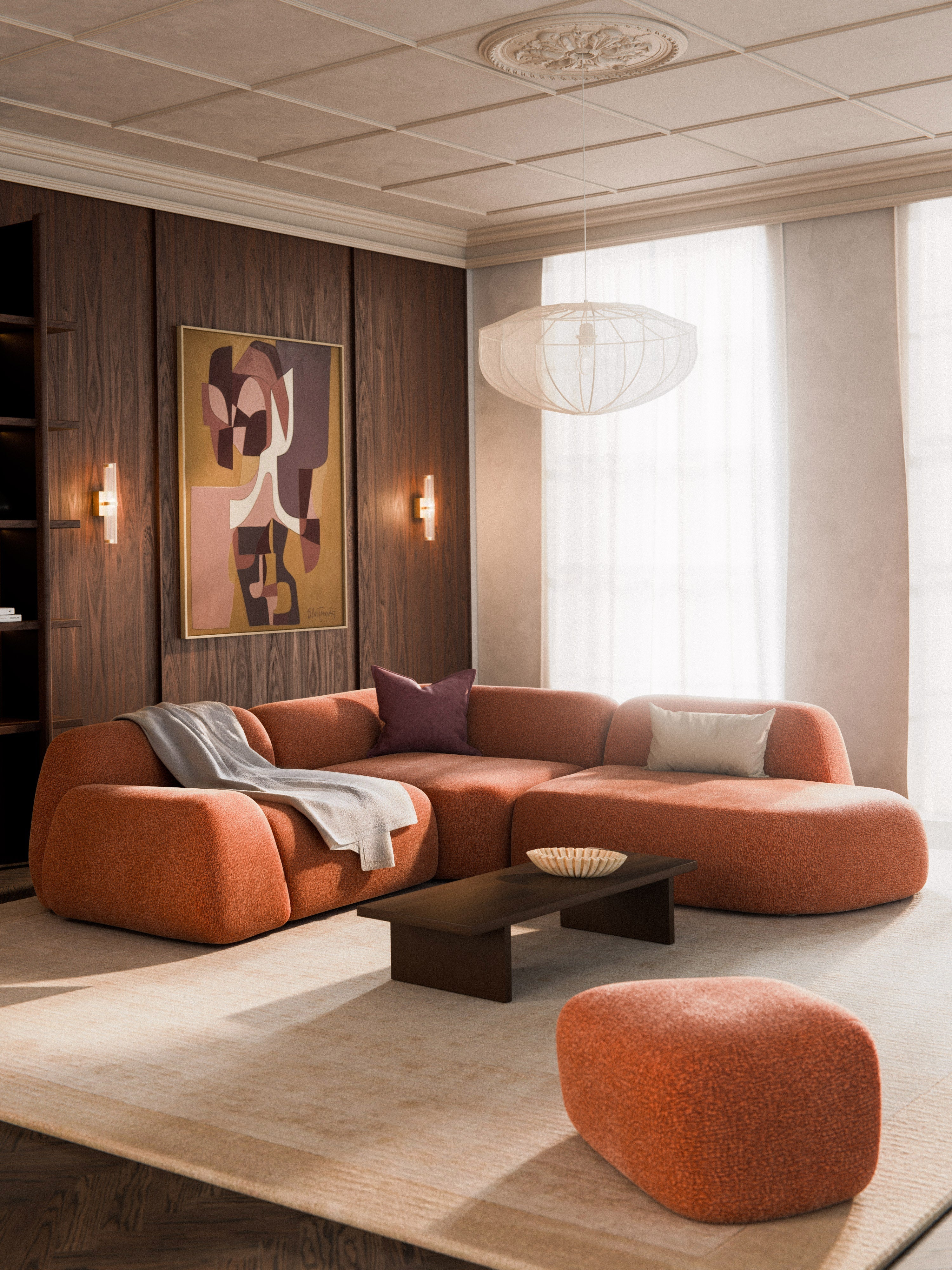 Wolke Modular Corner Sofa (4-seater) with Chaise End