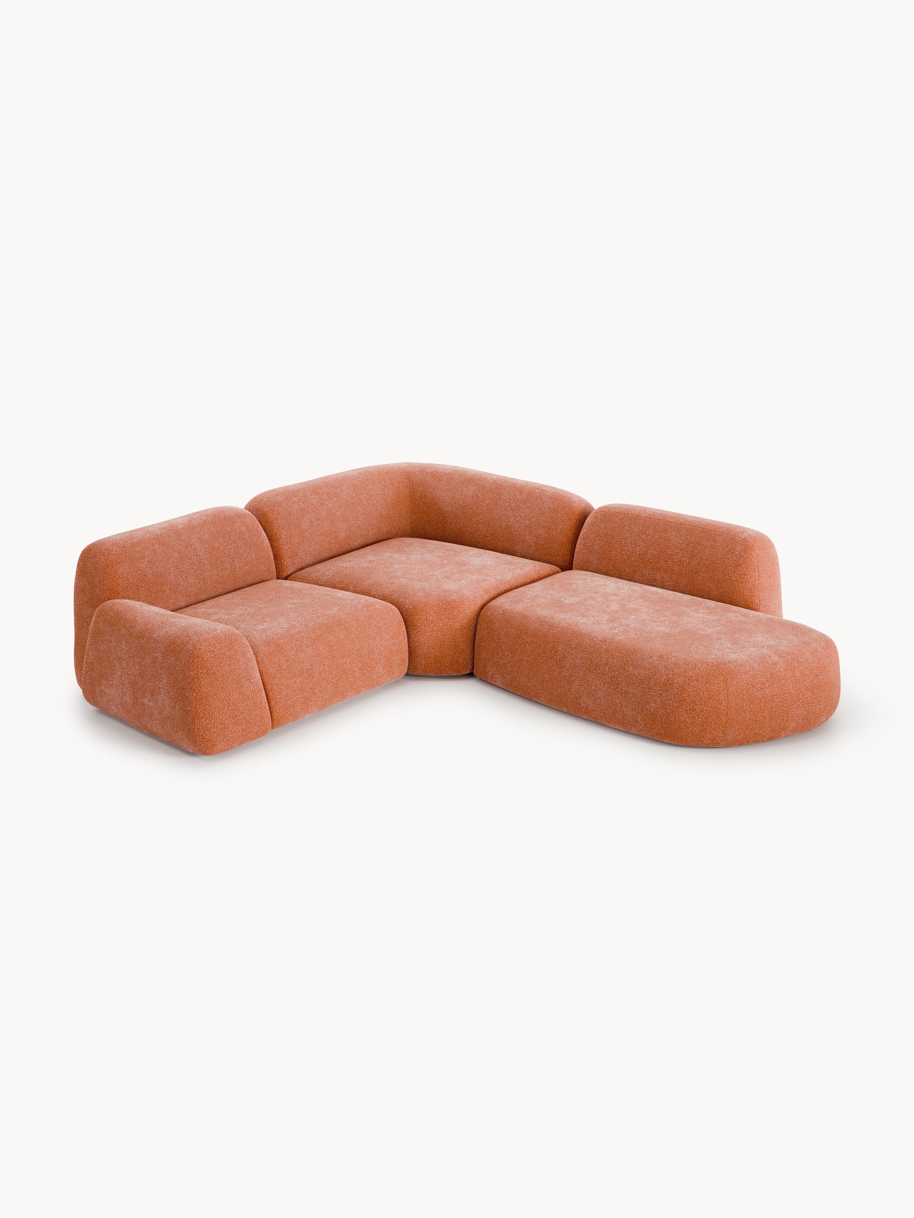 Wolke Modular Corner Sofa (4-seater) with Chaise End