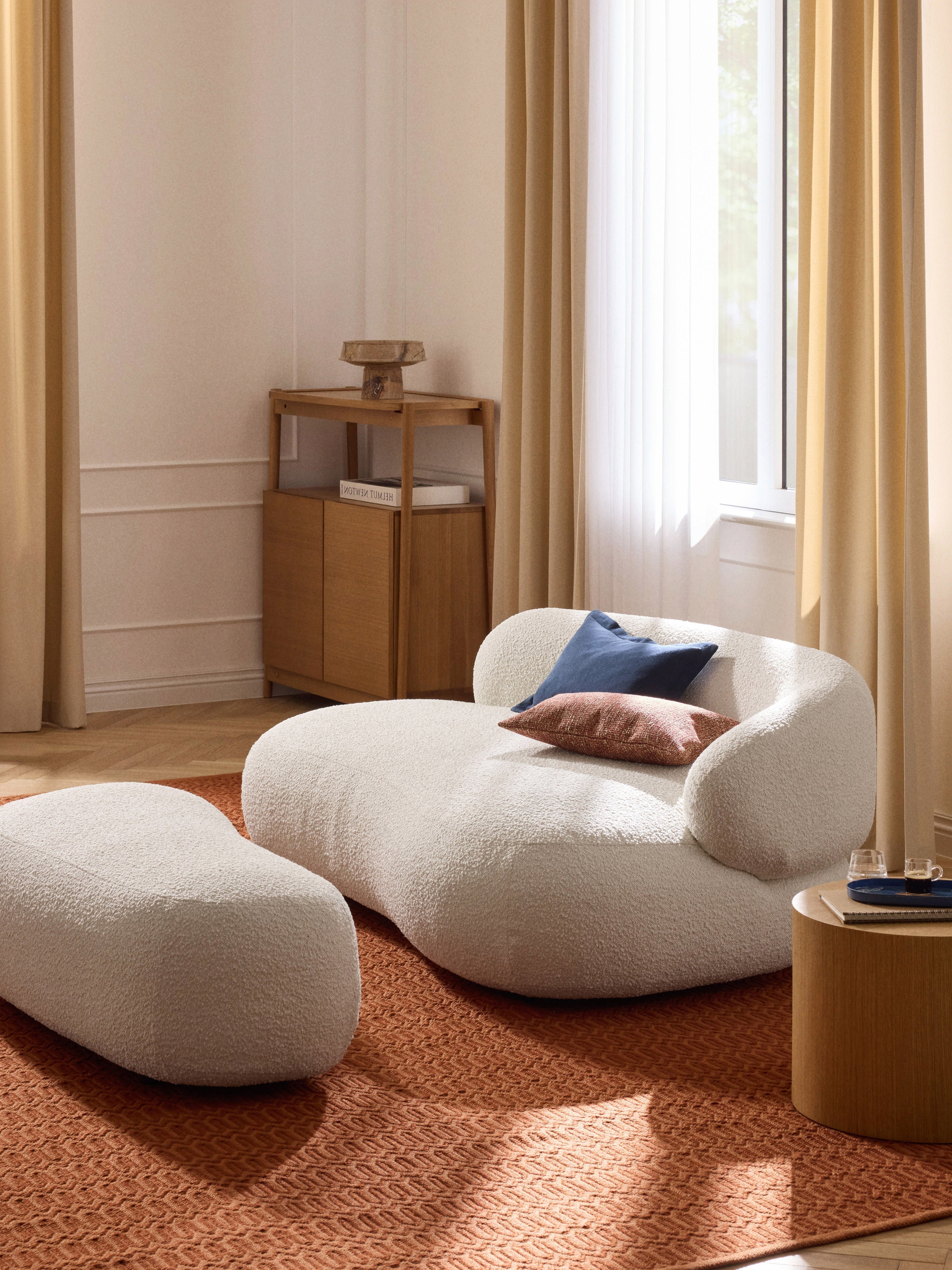 Alba Bouclé Sofa (2-seater)