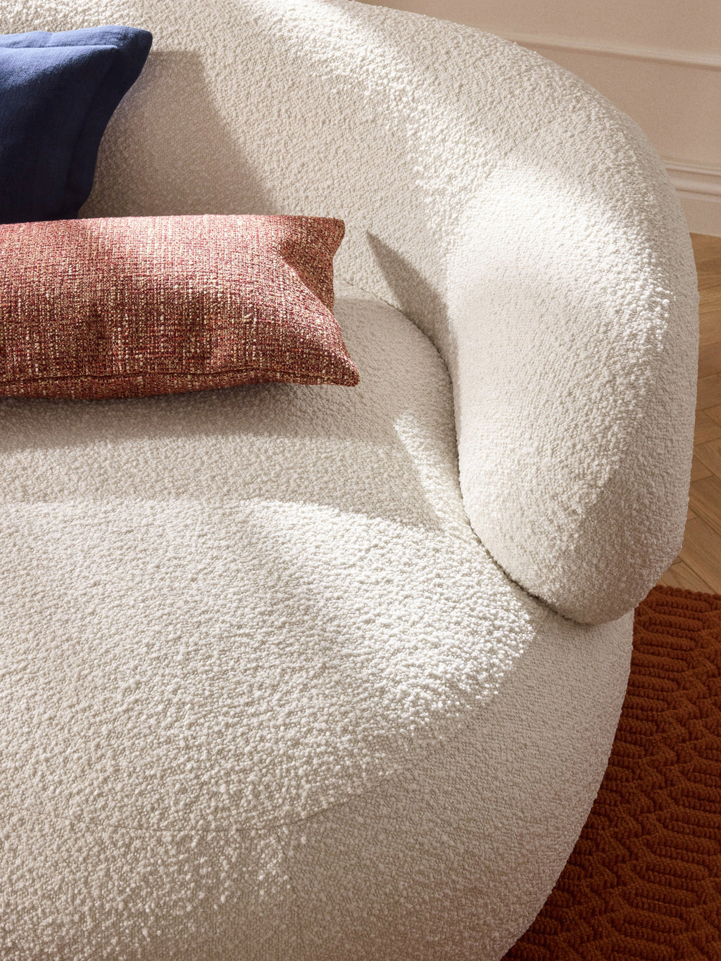 Alba Bouclé Sofa (2-seater)