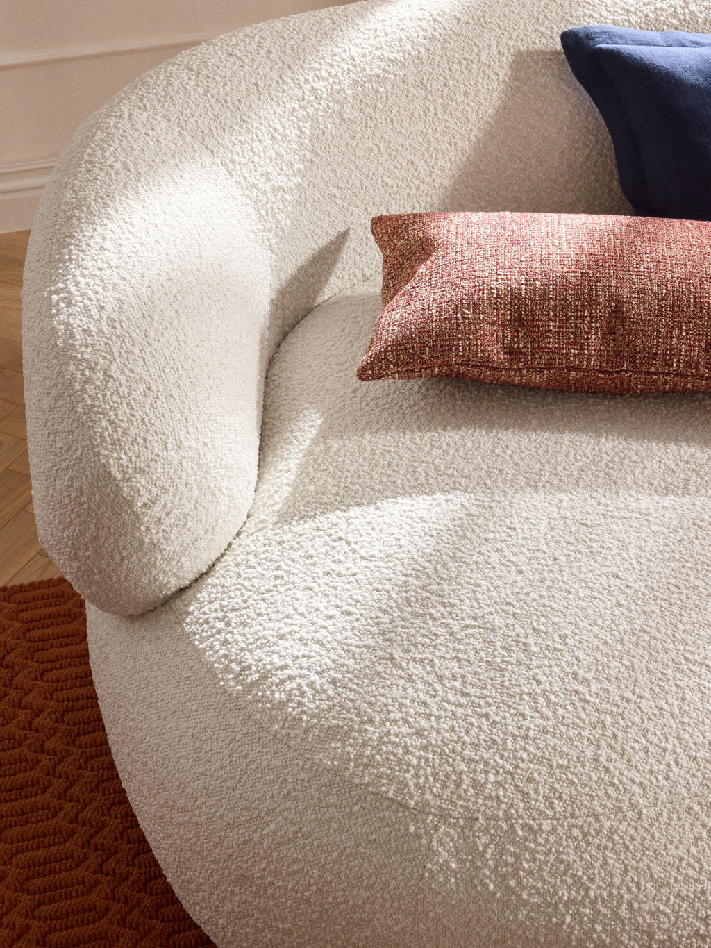 Alba Bouclé Sofa (2-seater)