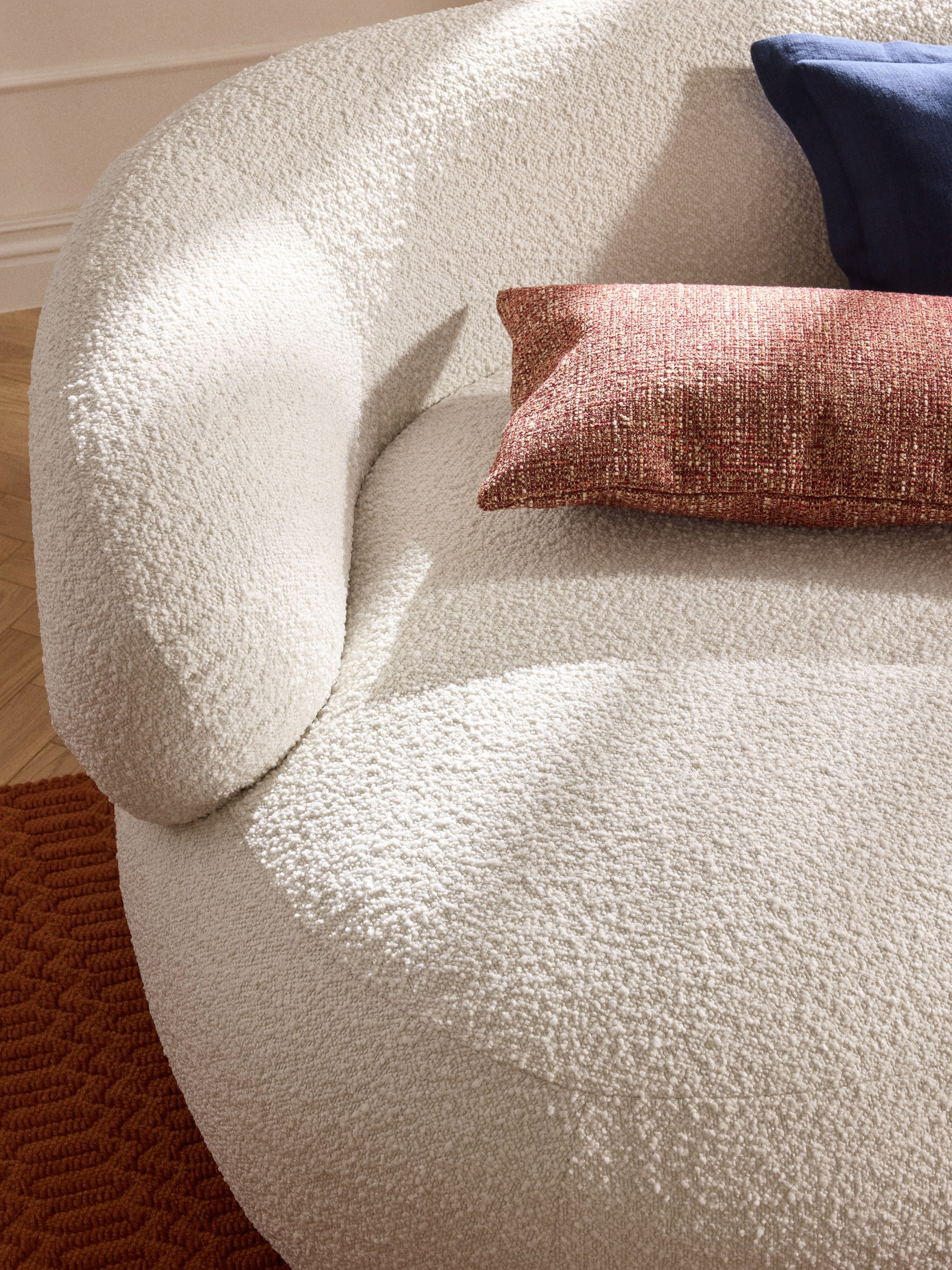 Alba Bouclé Sofa (2-seater)
