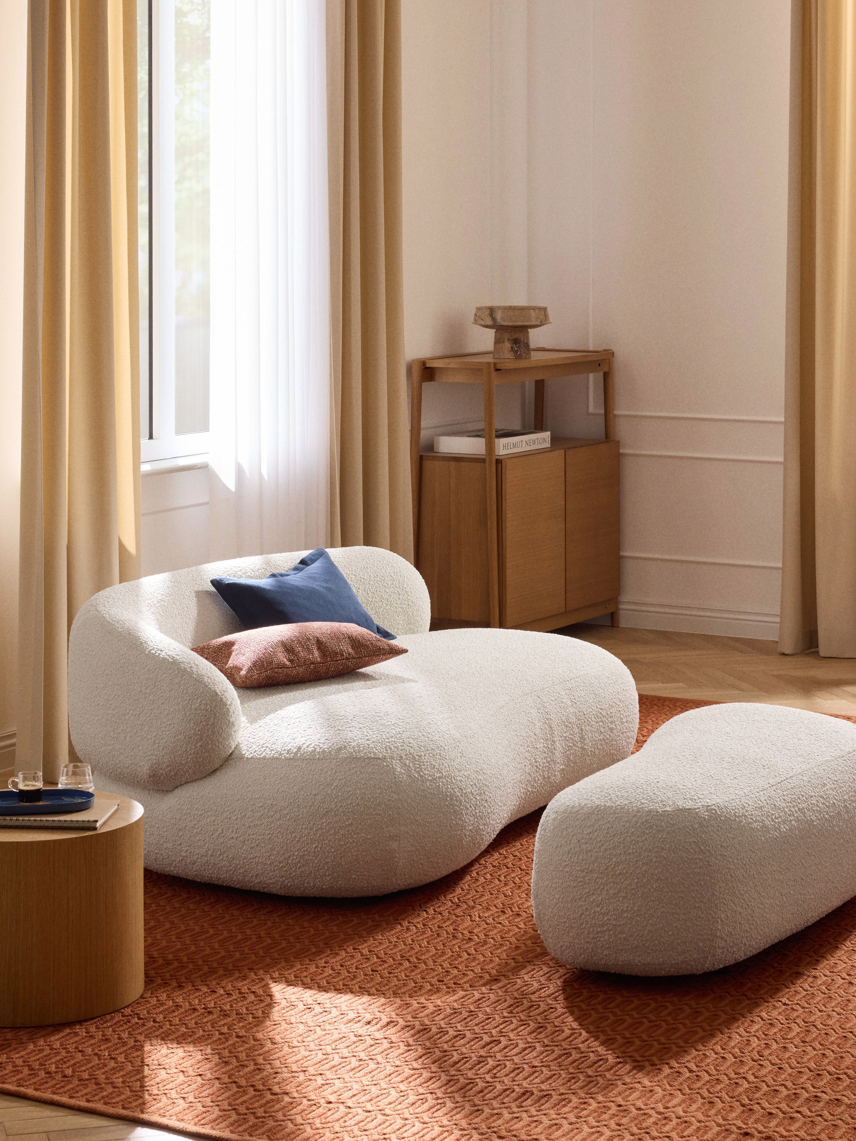 Alba Bouclé Sofa (2-seater)