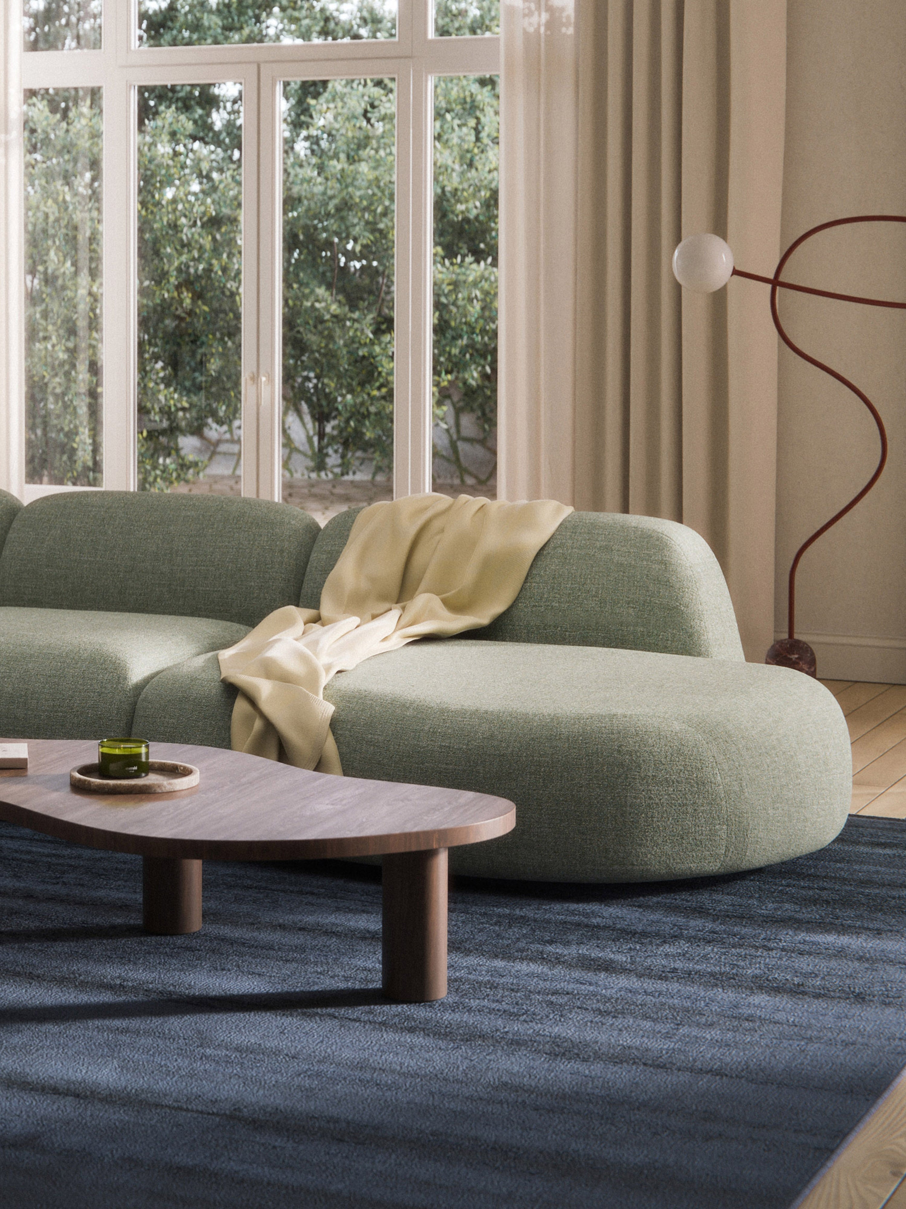 Wolke Bouclé Chaise Module