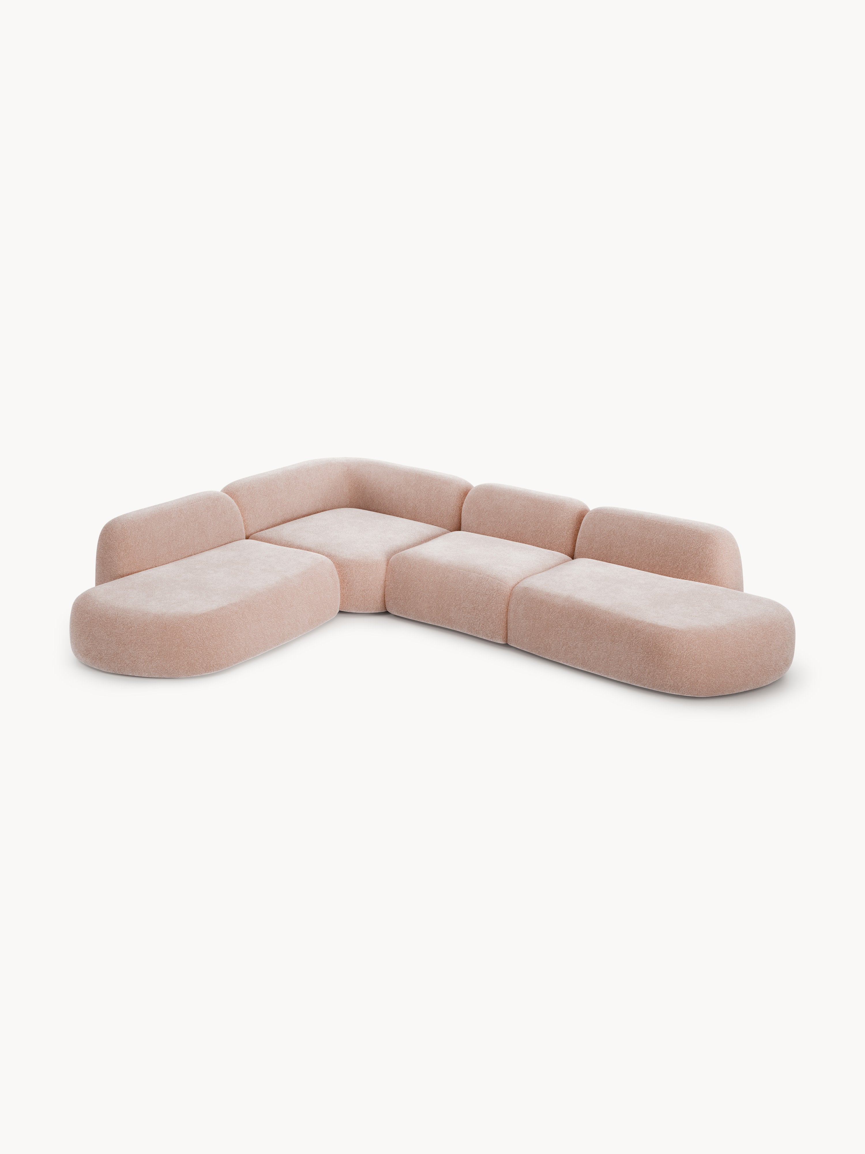 Wolke XL Modular Corner Sofa with Chaise Ends