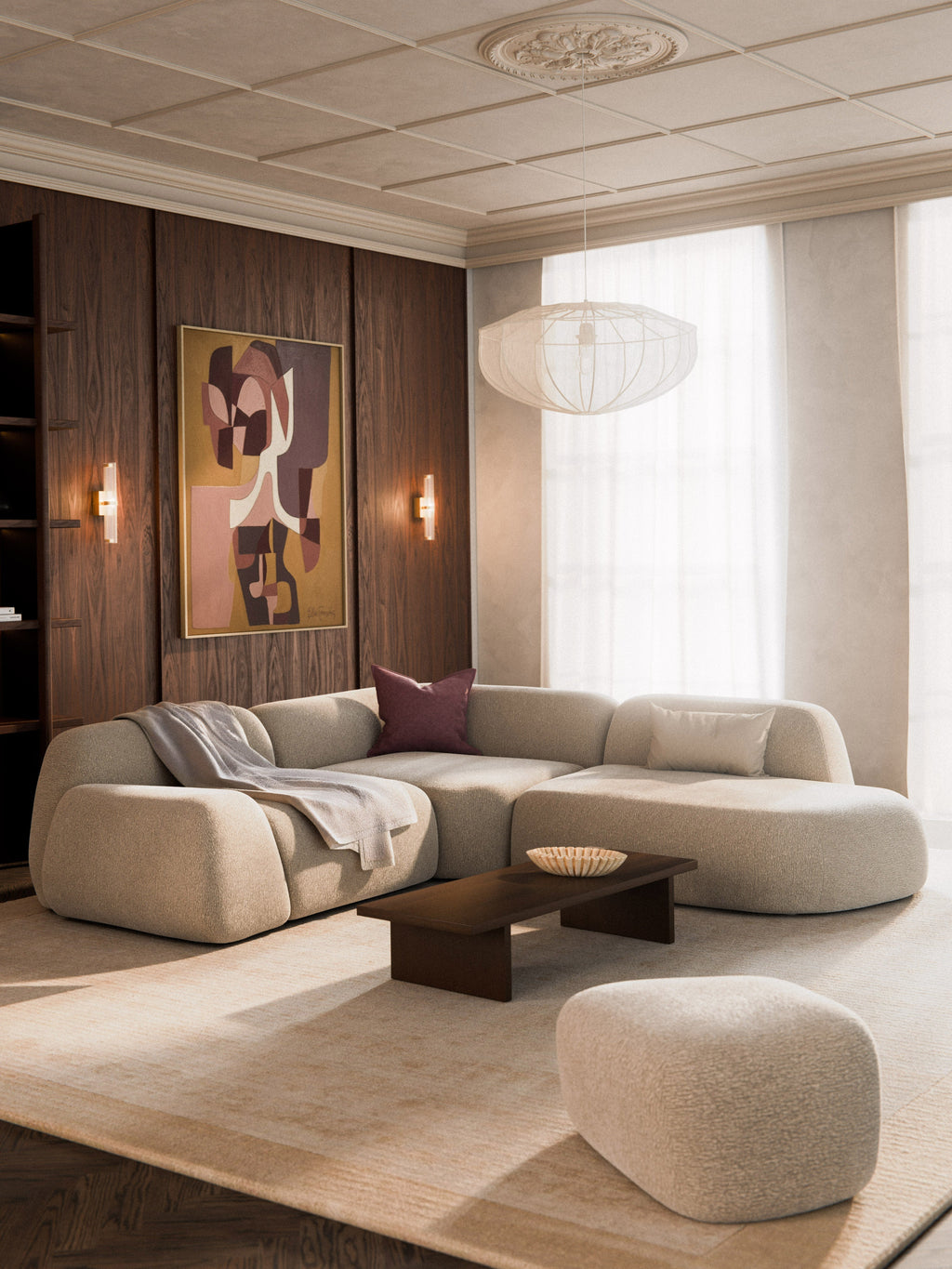 Wolke Modular Corner Sofa (4-seater) with Chaise End