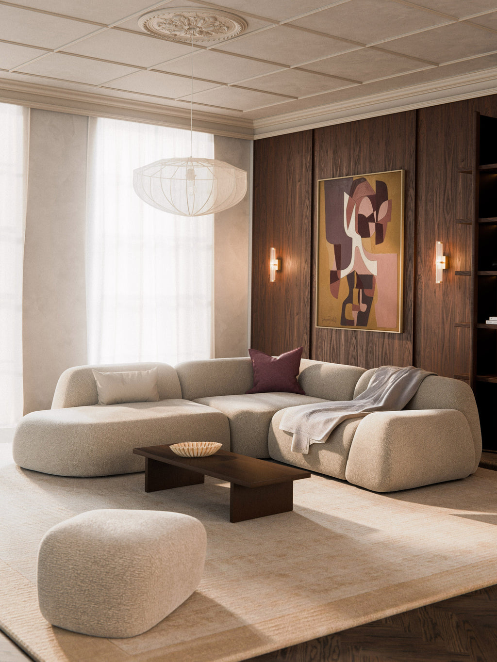 Wolke Modular Corner Sofa (4-seater) with Chaise End