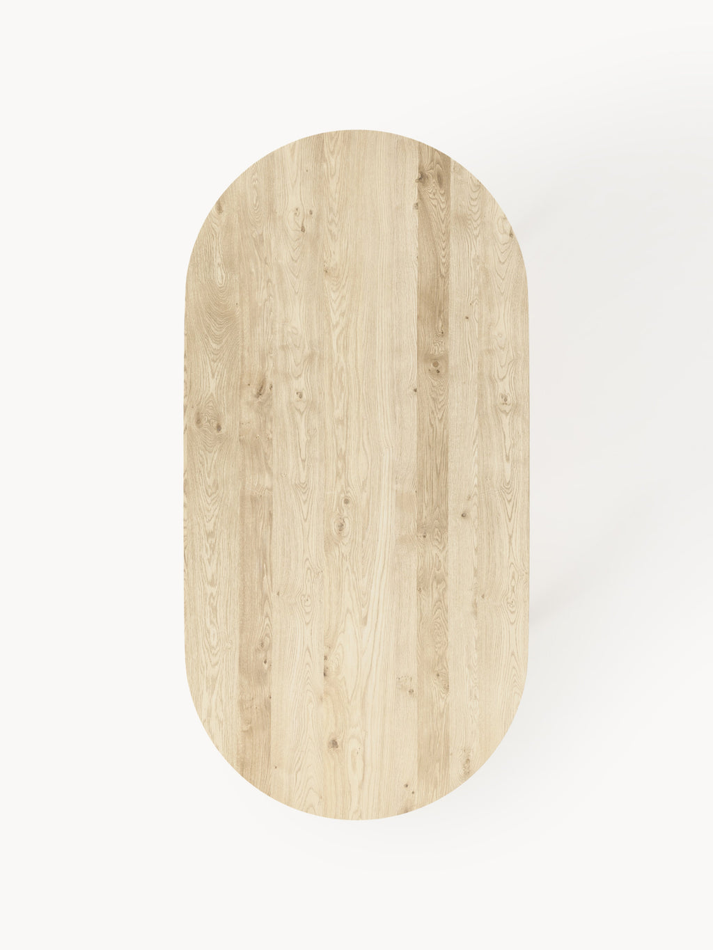 Archie Oval Oak Wood Dining Table, 200 x 100 cm