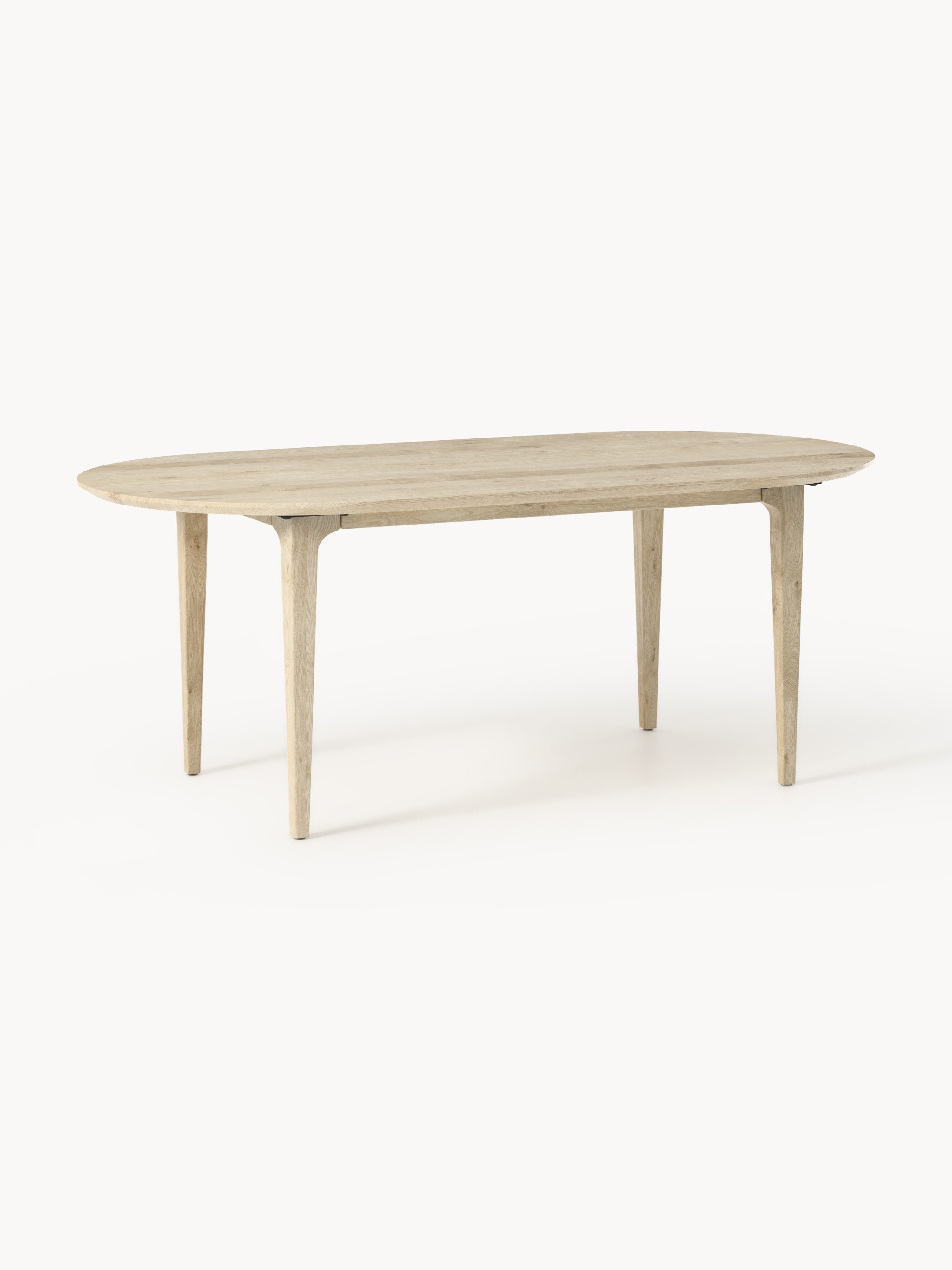 Gallery image 1 - Oval Oak Wood Dining Table Archie, 200 x 100 cm