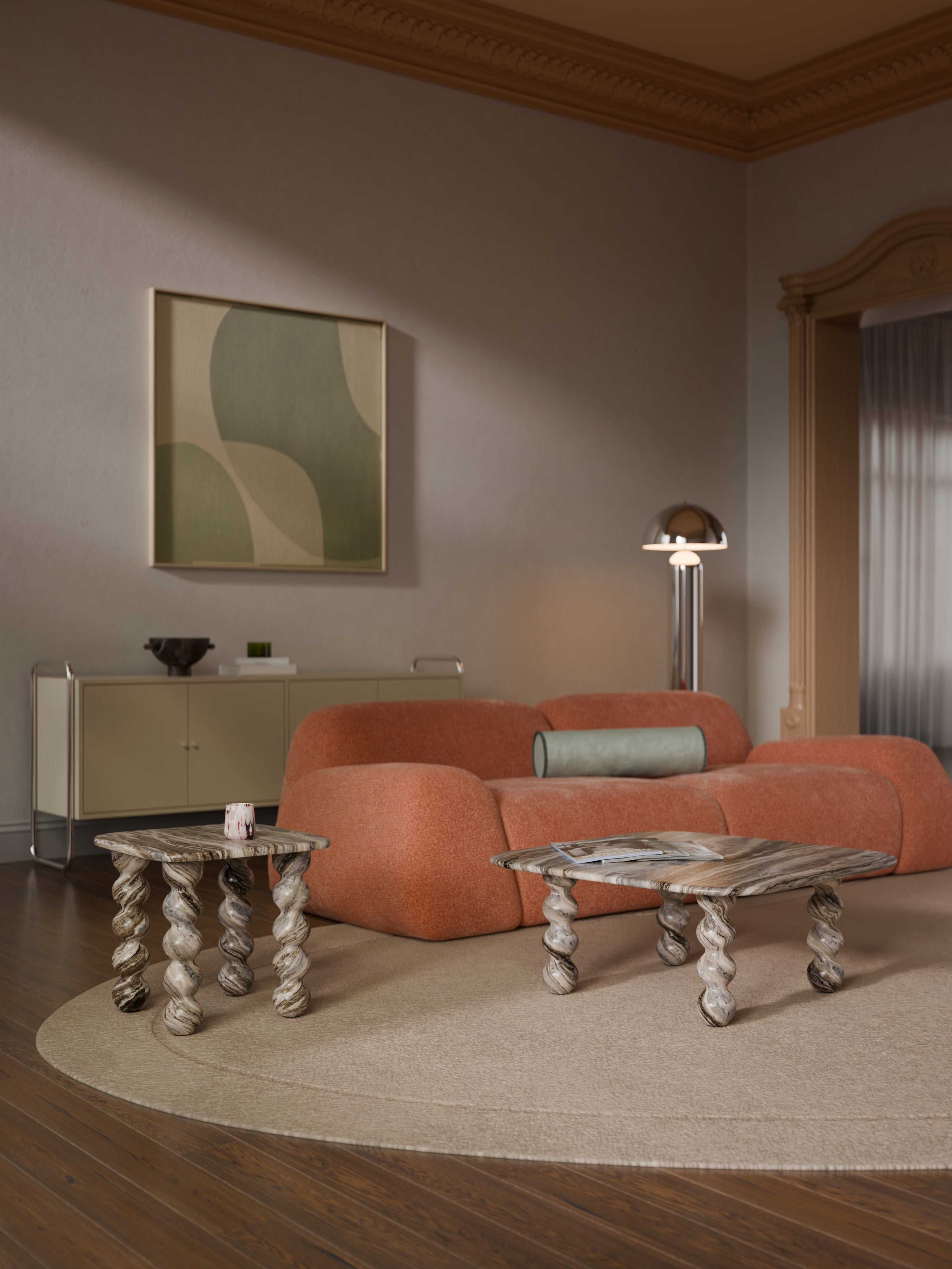 Lyndi Marble Side Table