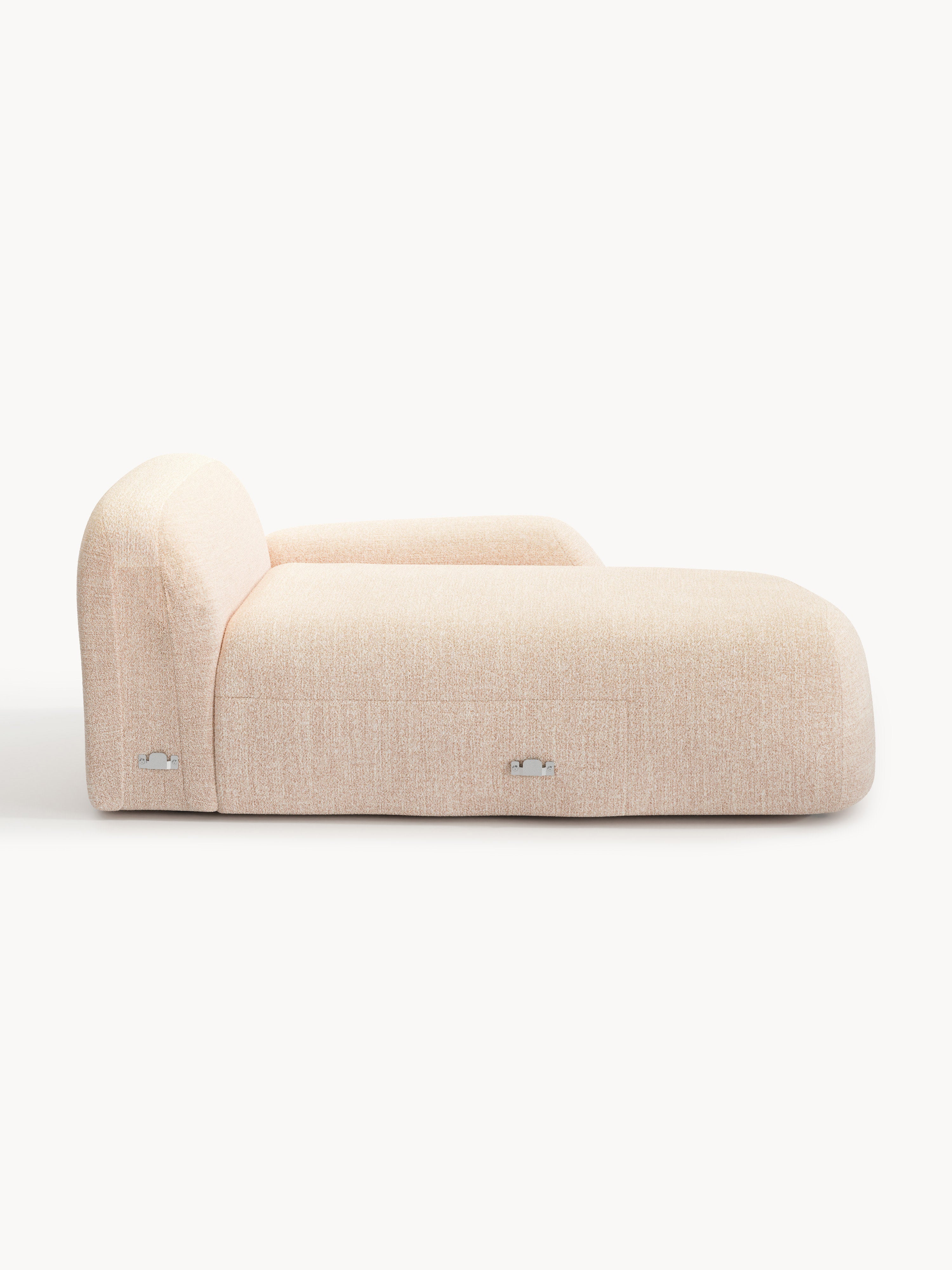 Wolke Bouclé Chaise Corner Module