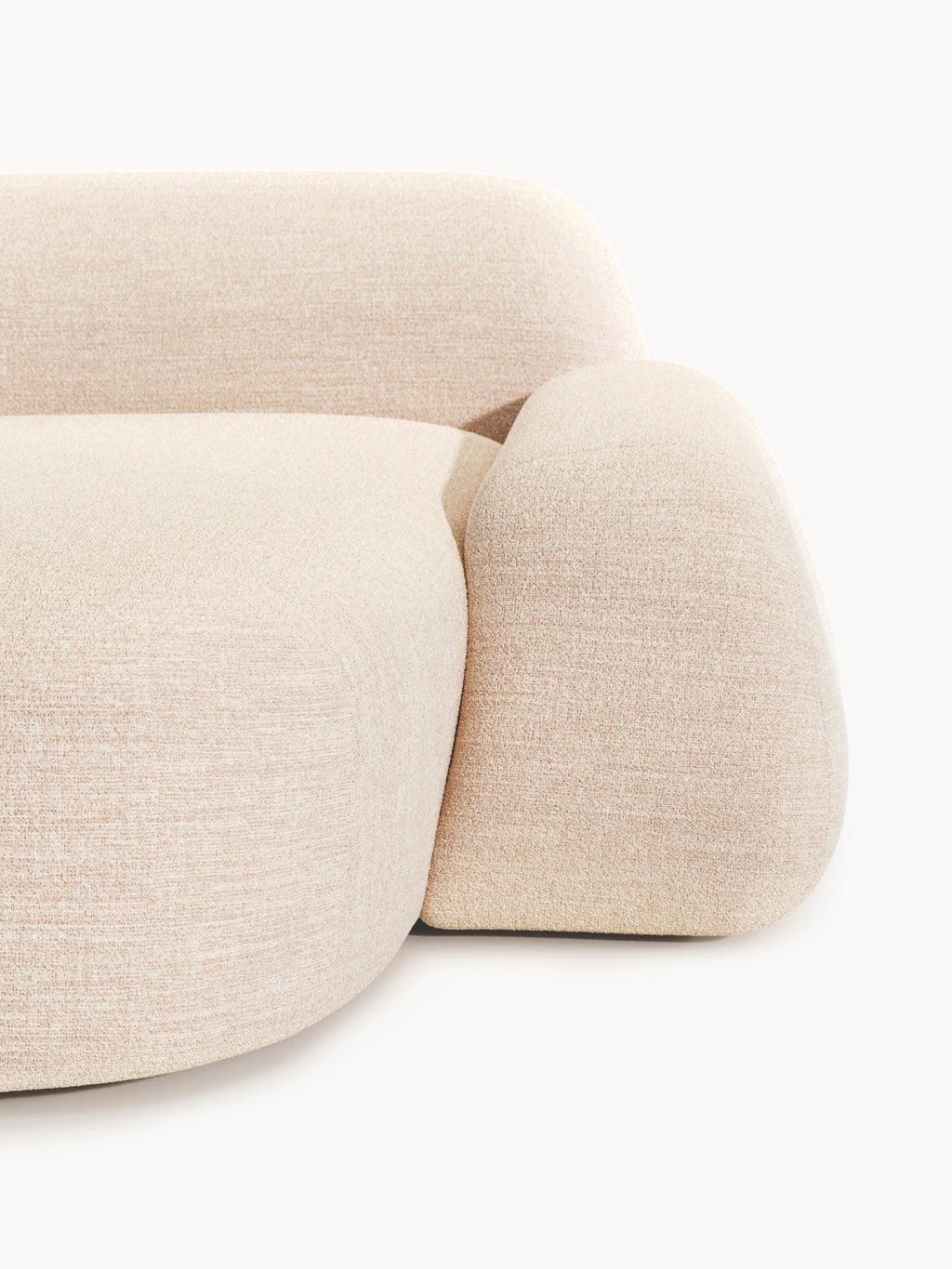 Wolke Bouclé Chaise Corner Module