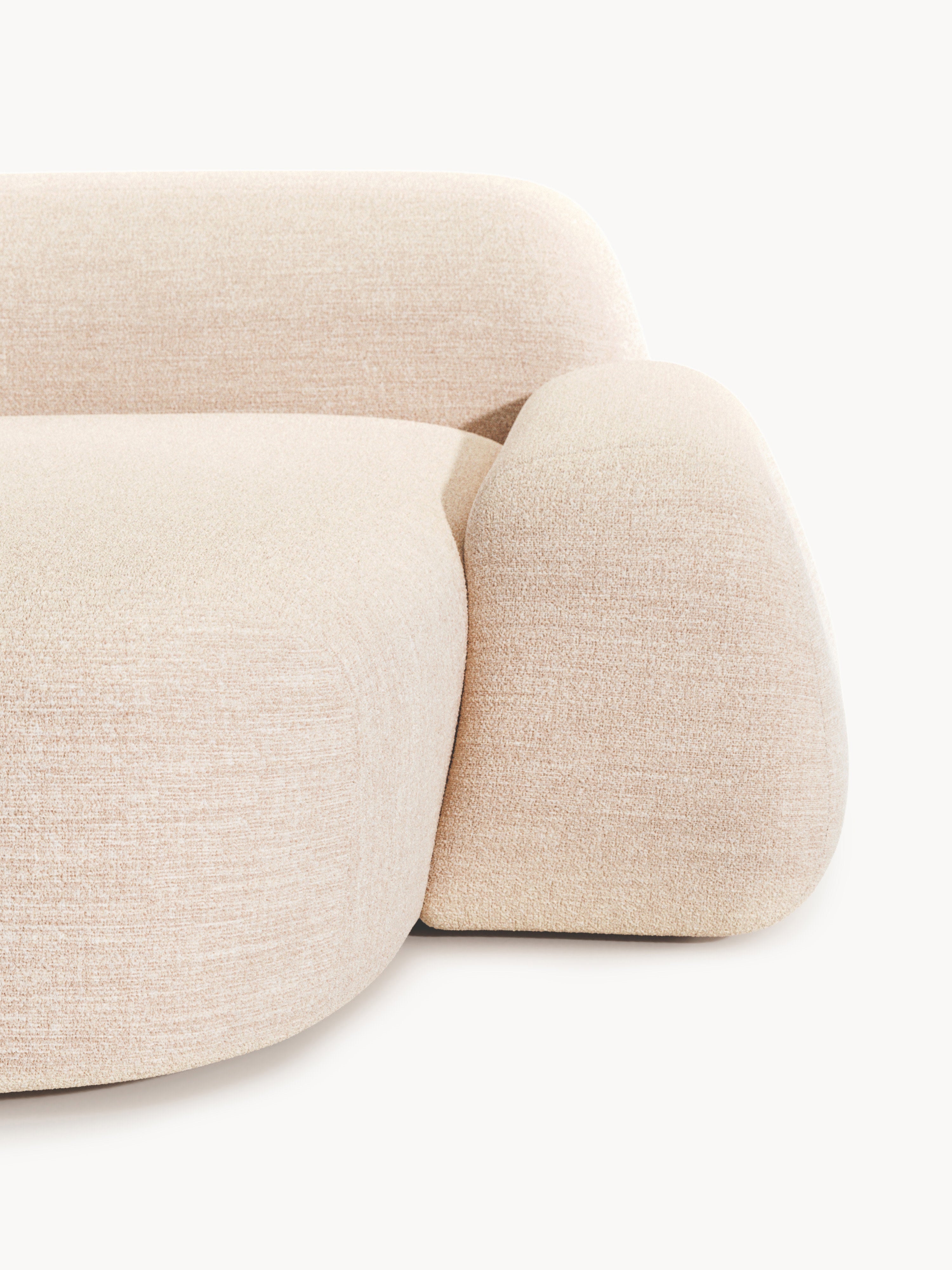 Wolke Bouclé Chaise Corner Module