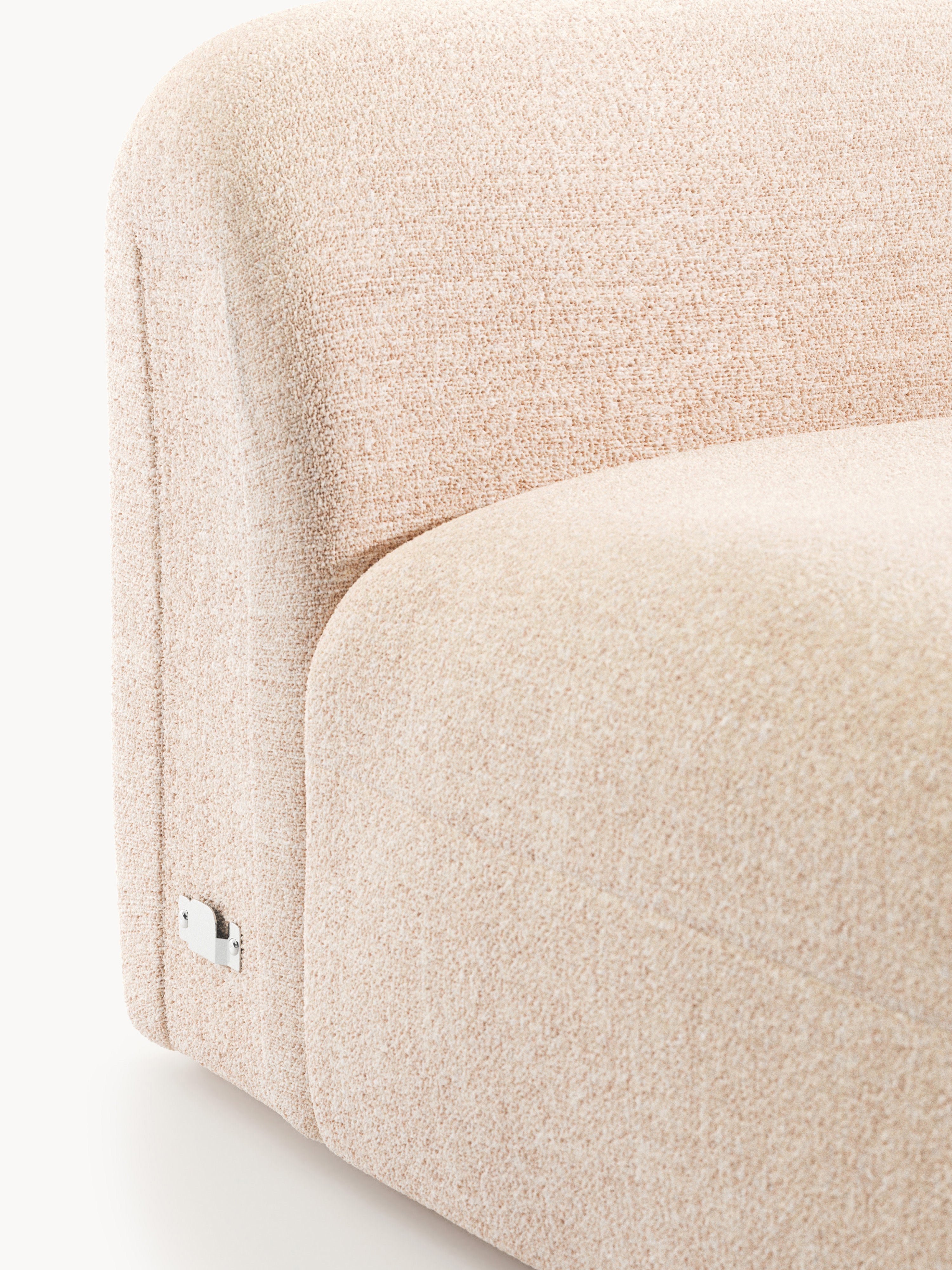 Wolke Bouclé Chaise Corner Module