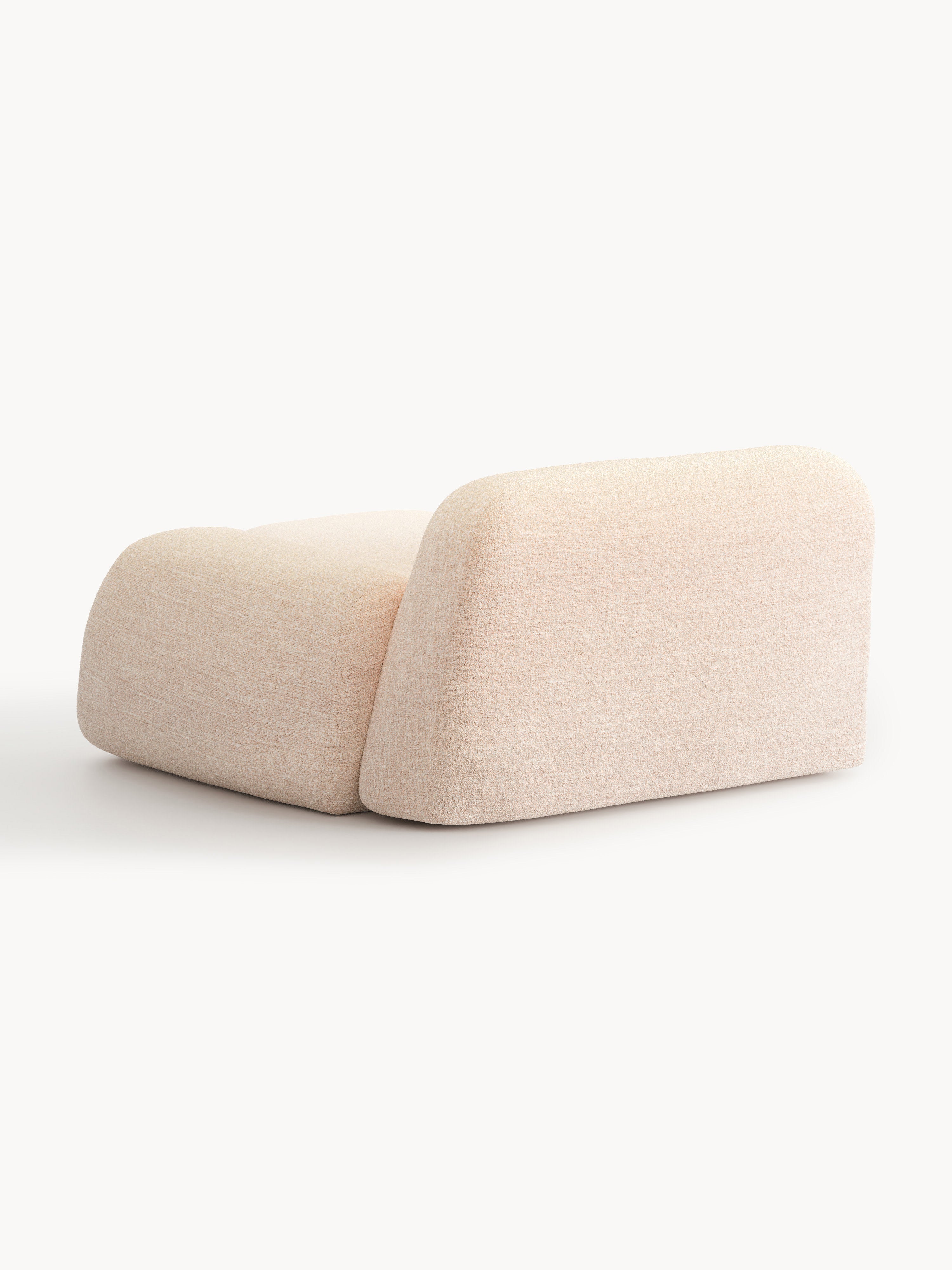 Wolke Bouclé Chaise Corner Module
