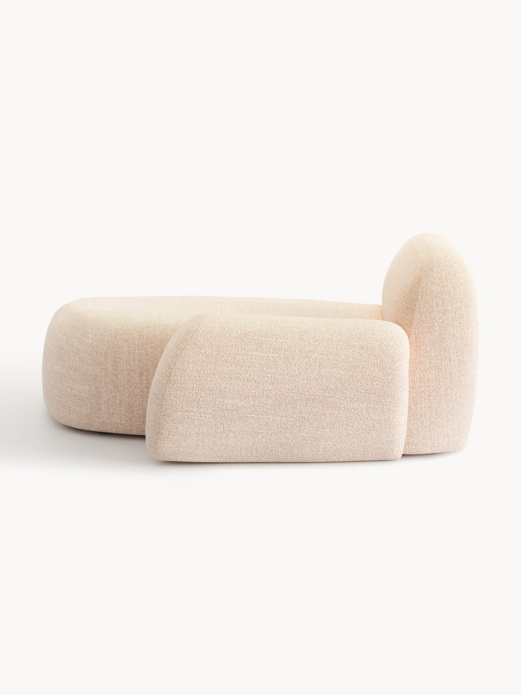 Wolke Bouclé Chaise Corner Module