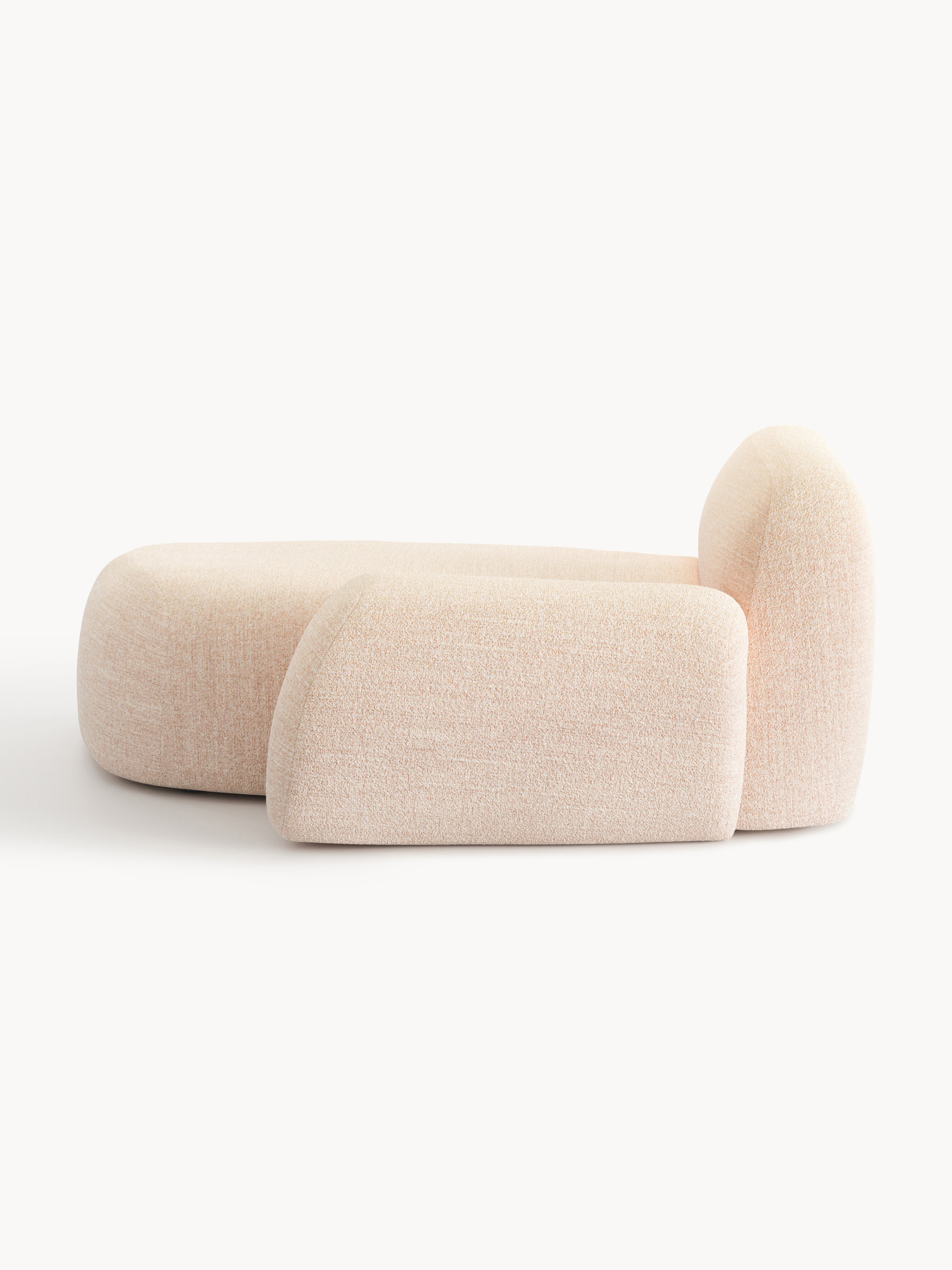 Wolke Bouclé Chaise Corner Module