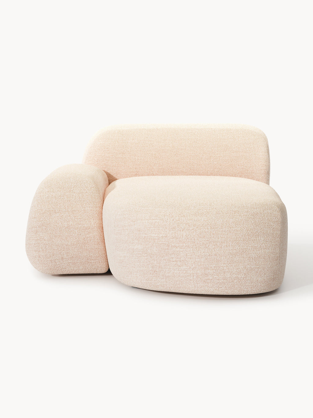 Wolke Bouclé Chaise Corner Module