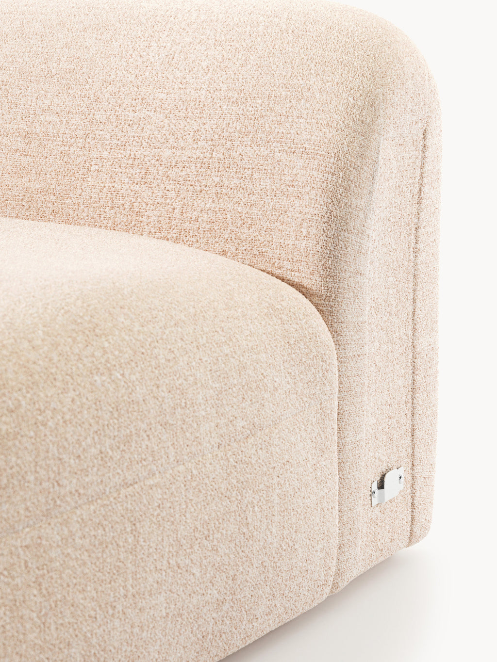 Wolke Bouclé Chaise Corner Module