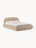 Gallery image 1 - Upholstered Teddy Bouclé Bed Alba